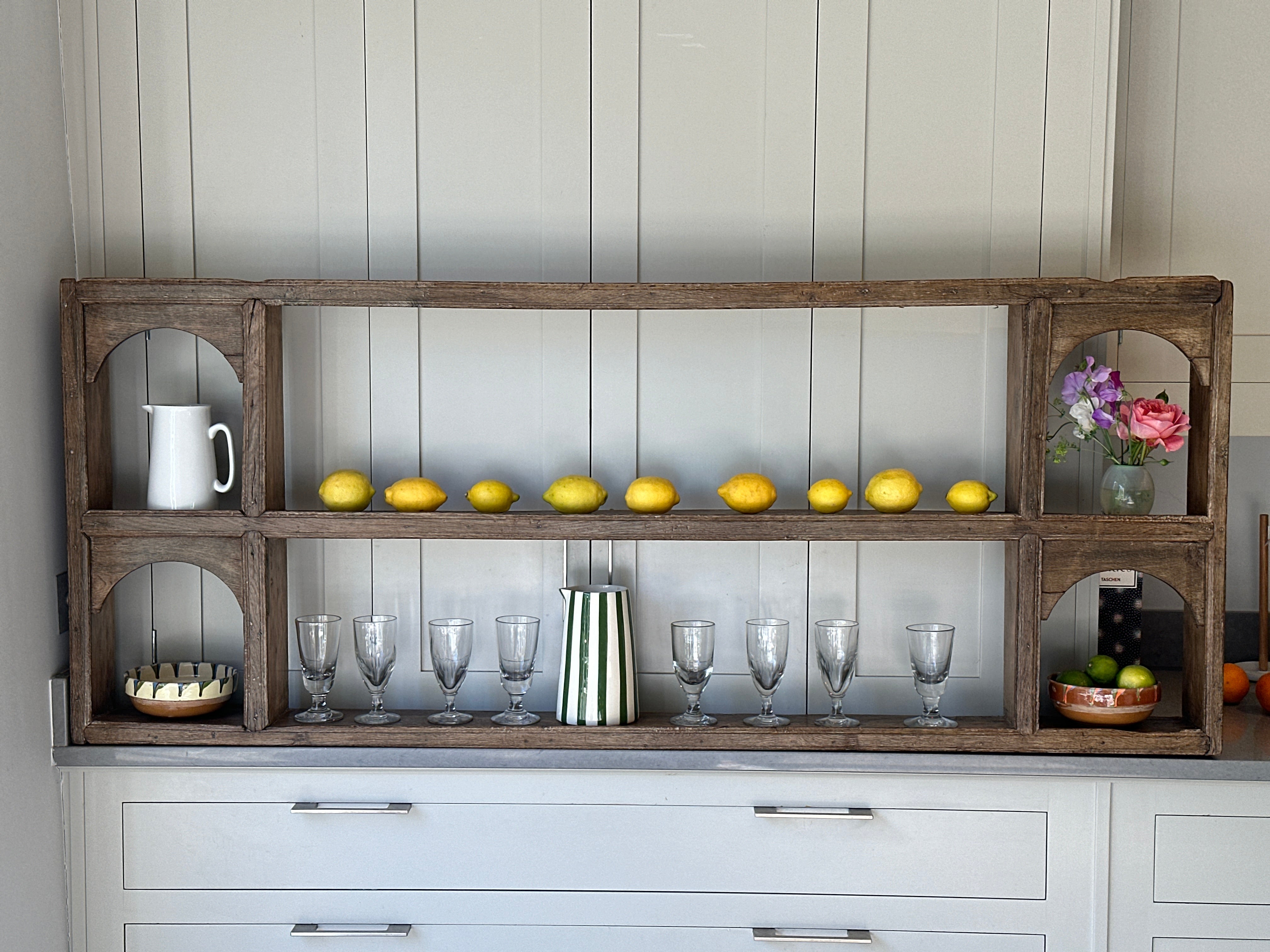 19th Century Solid Oak Rack