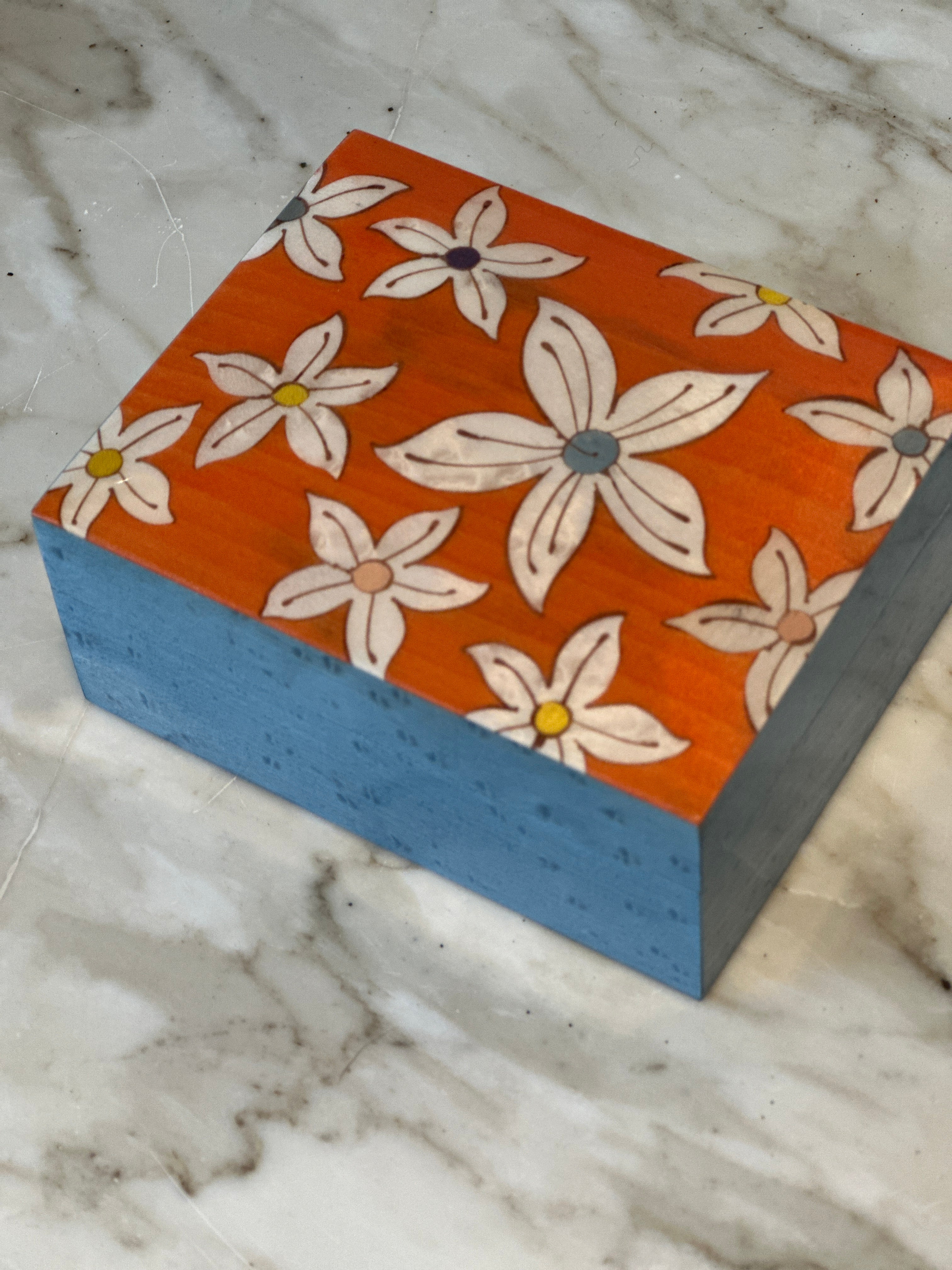 Extra Small Marquetry Box