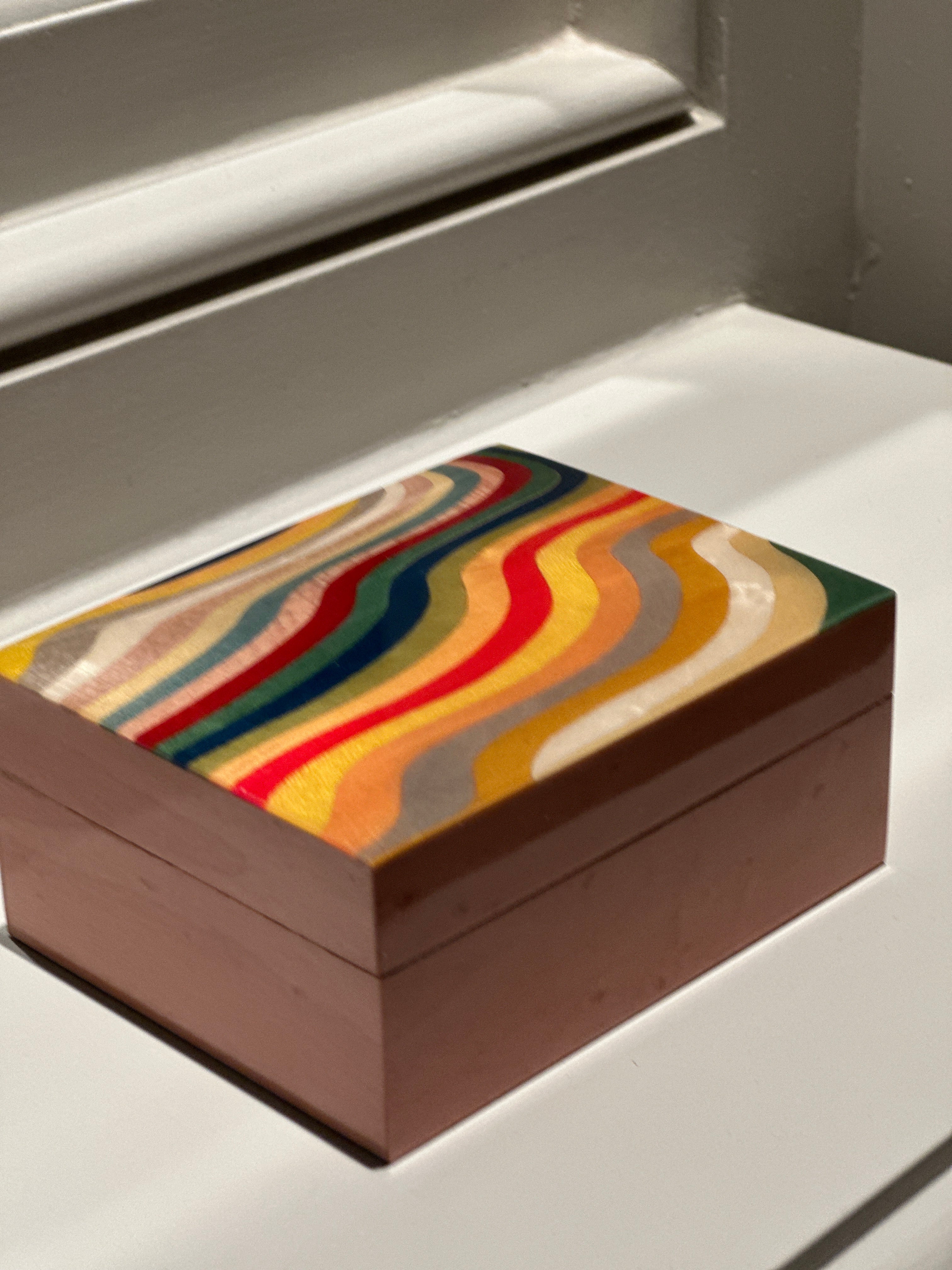 Extra Small Marquetry Box