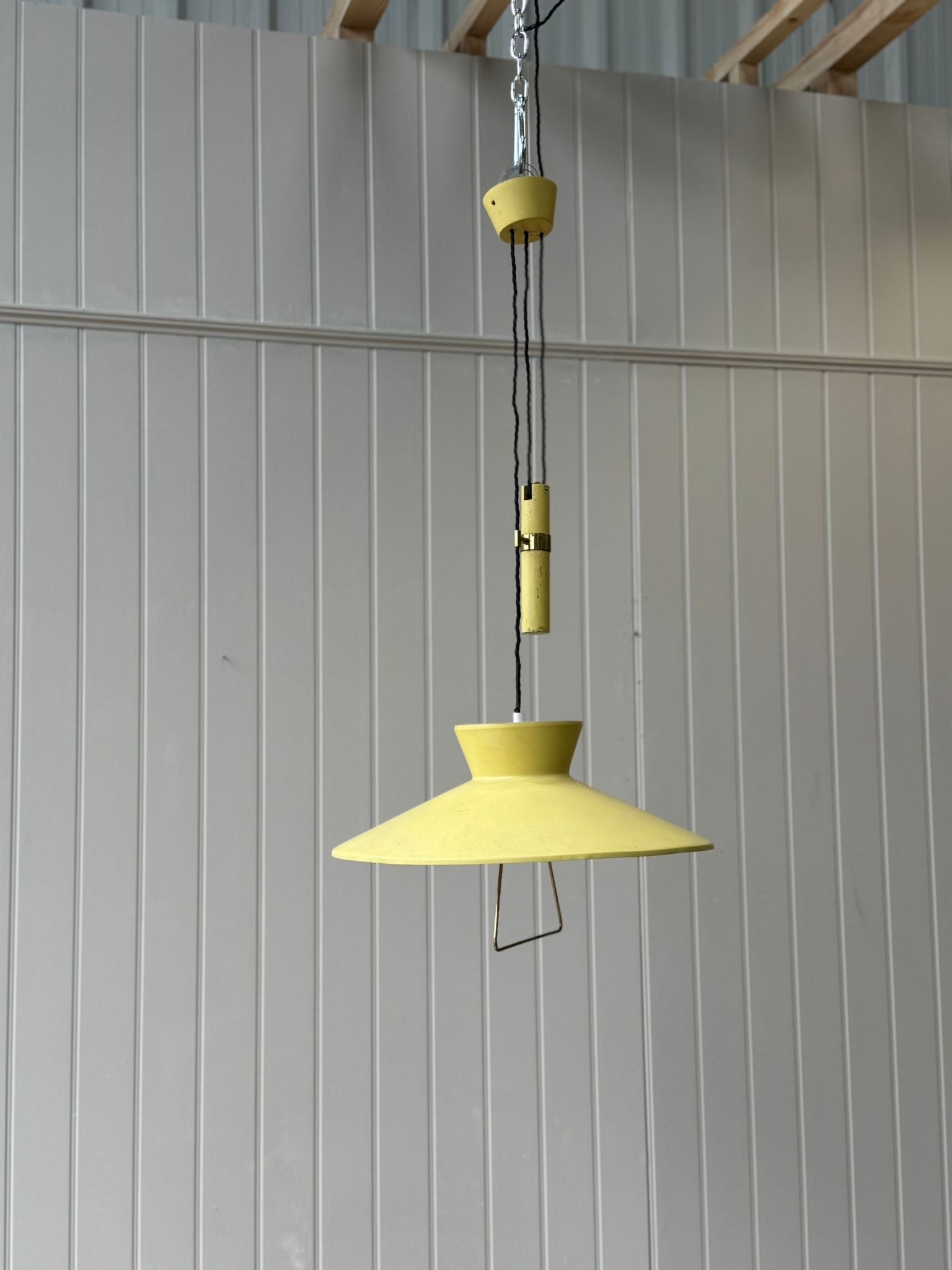 1950s Italian Counterweight Arteluce Pendant