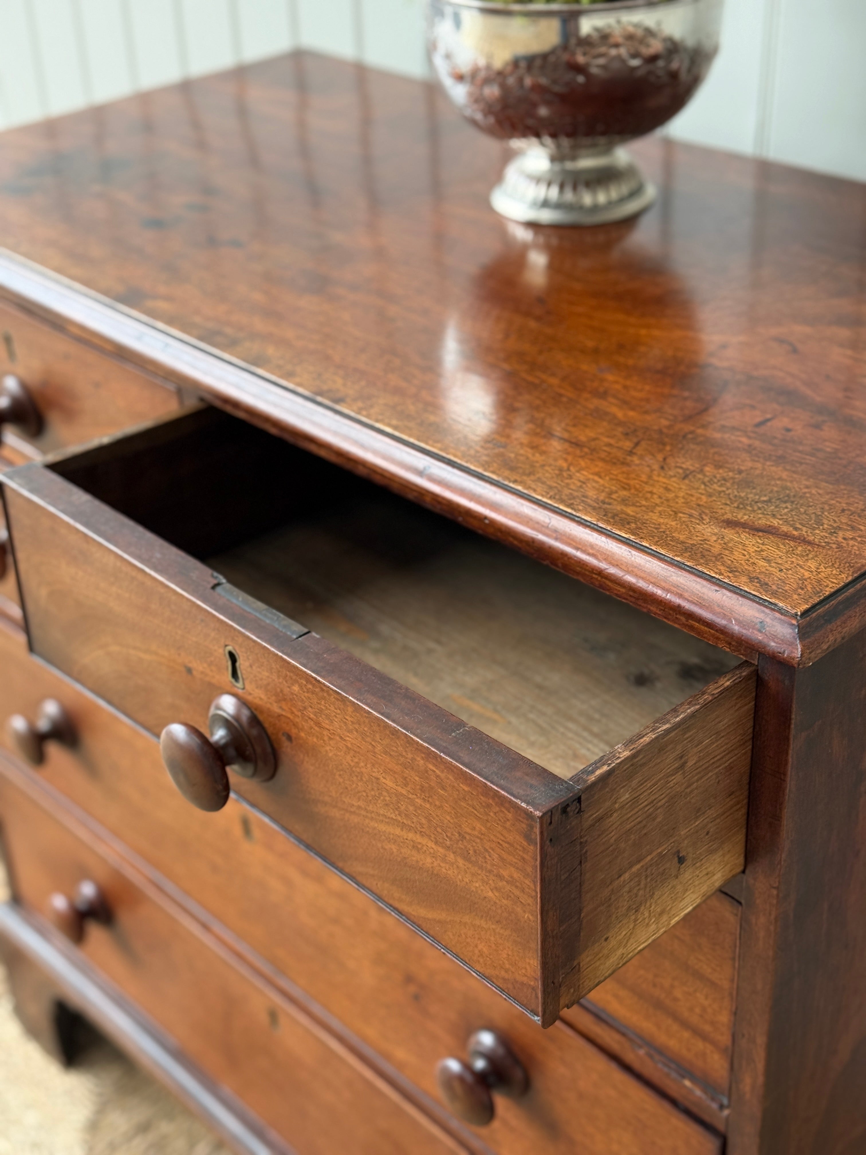 Small 19th Century Mahogany Chest of Drawers