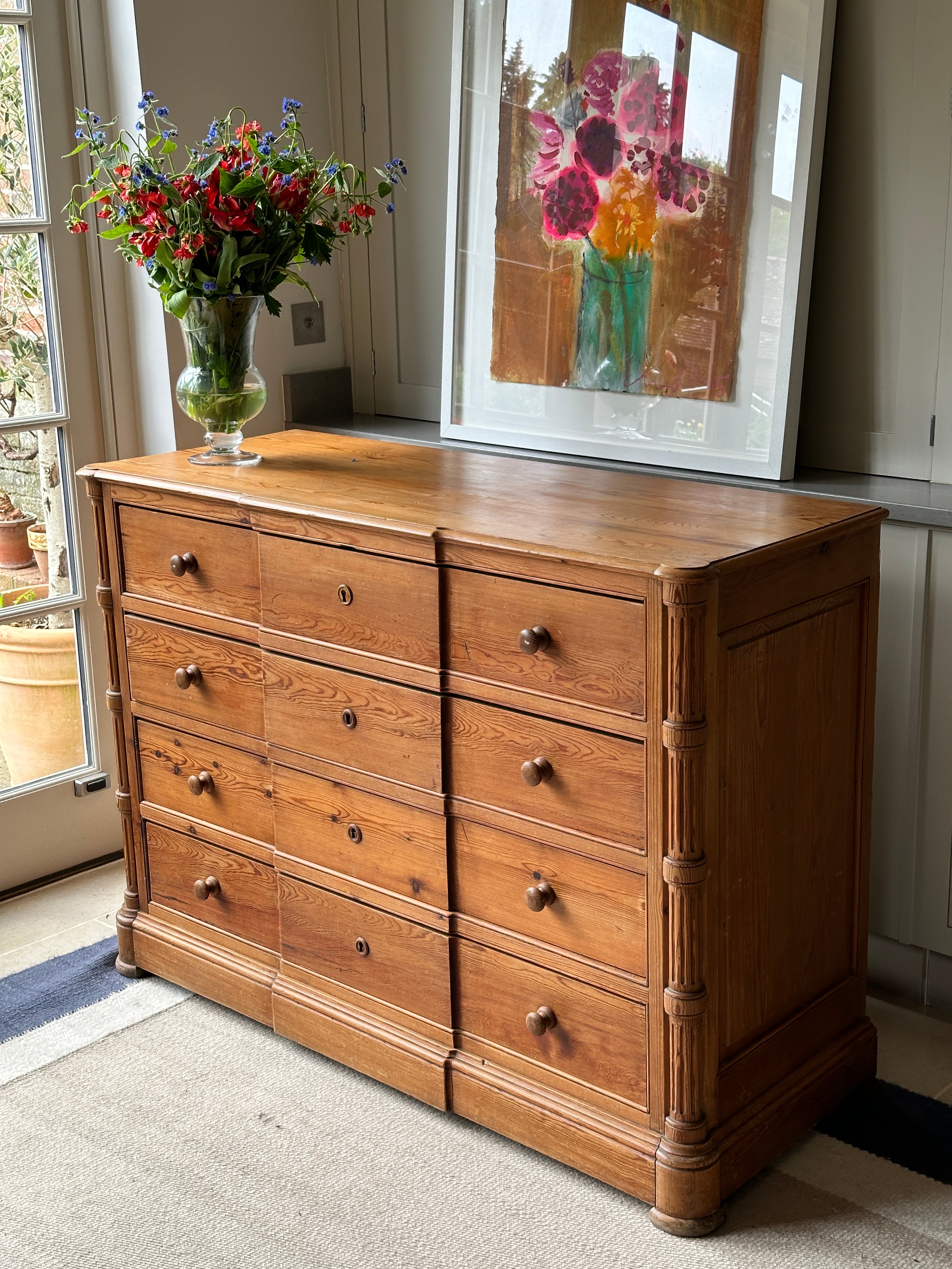 19th Century French Pine Commode