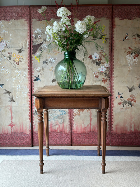 Small French Oak Side Table