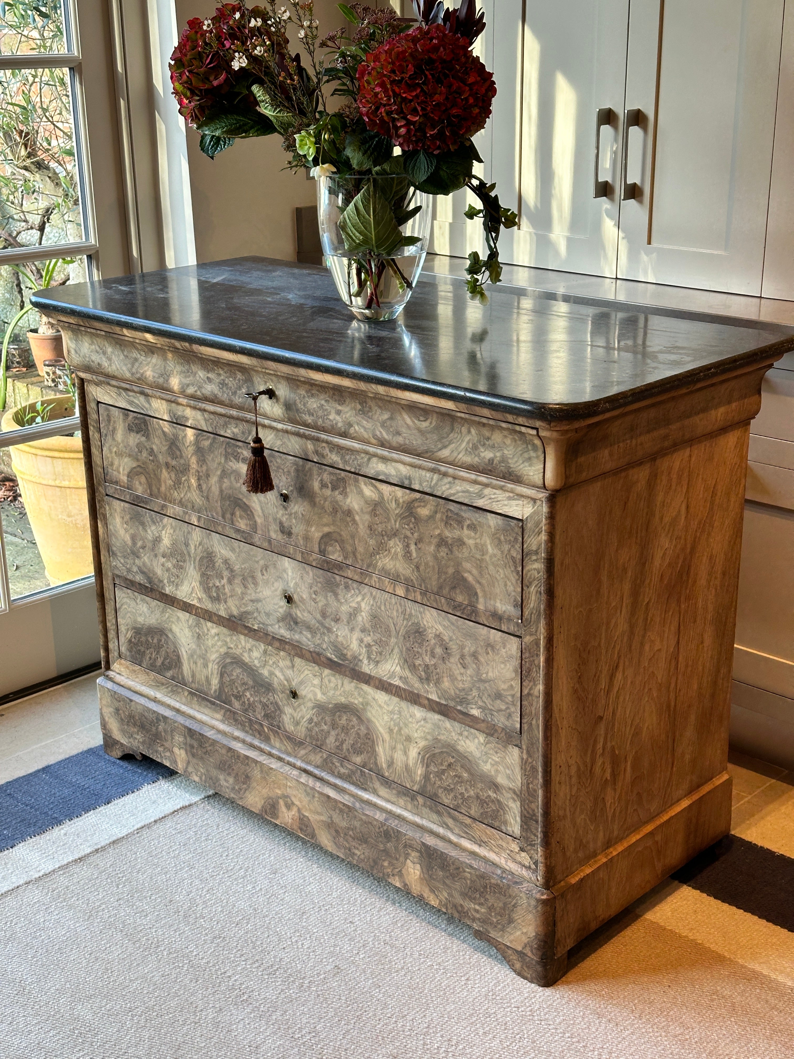 Bleached Walnut Commode