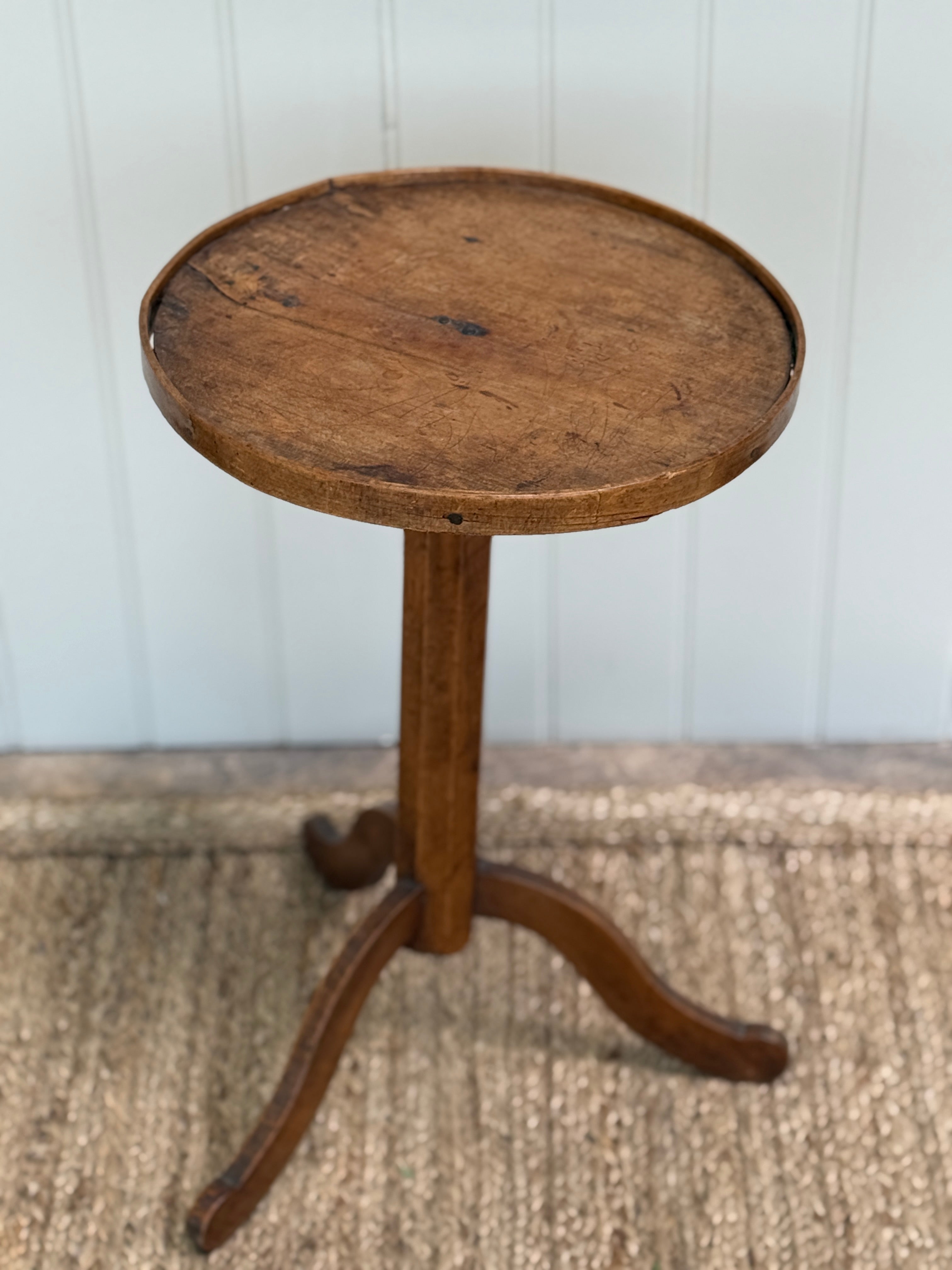 Small Circular Bentwood Table