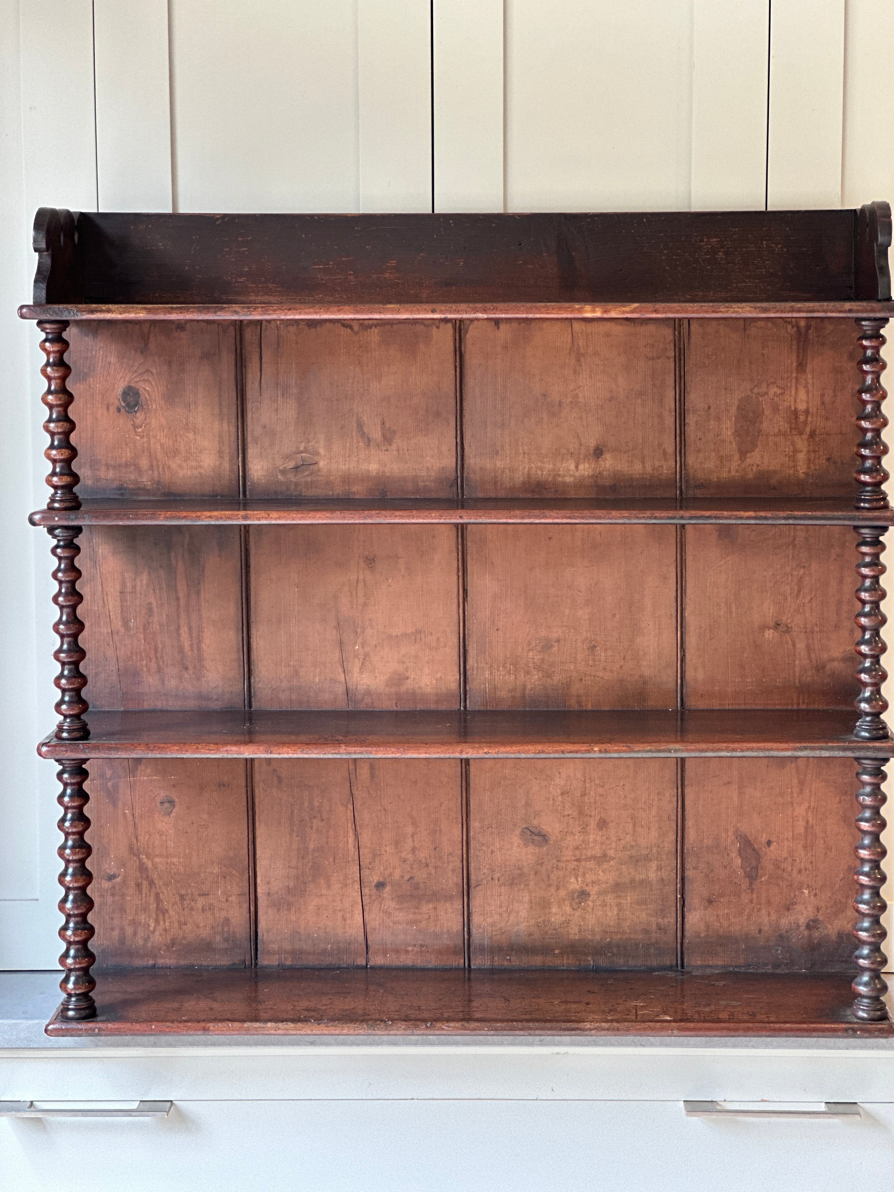 Amazing Large Bobbin Wall Shelves