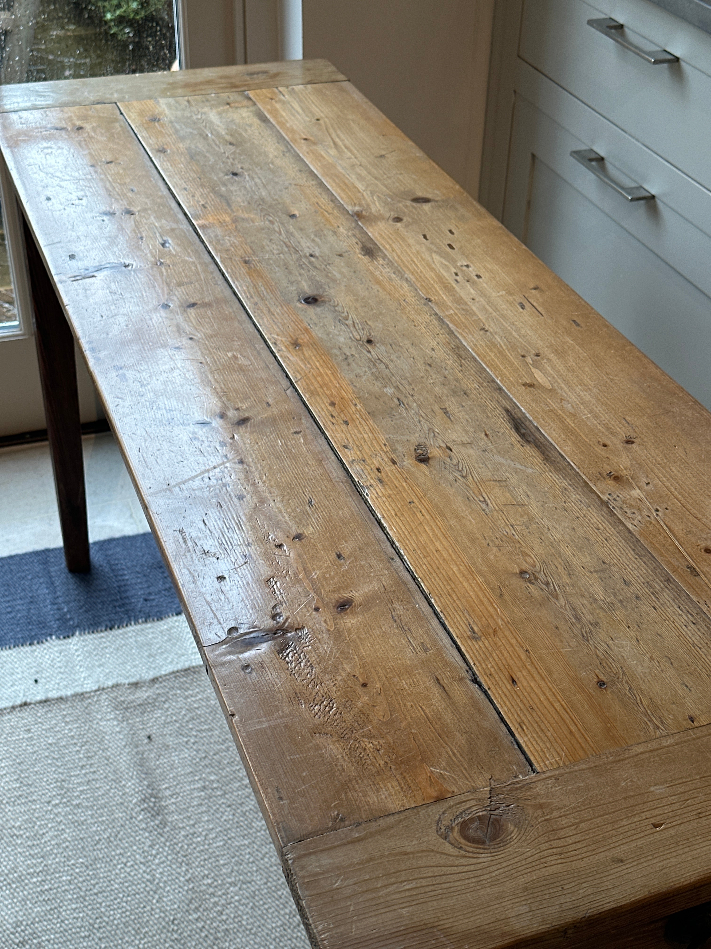 Small and Pretty Antique Pine Console