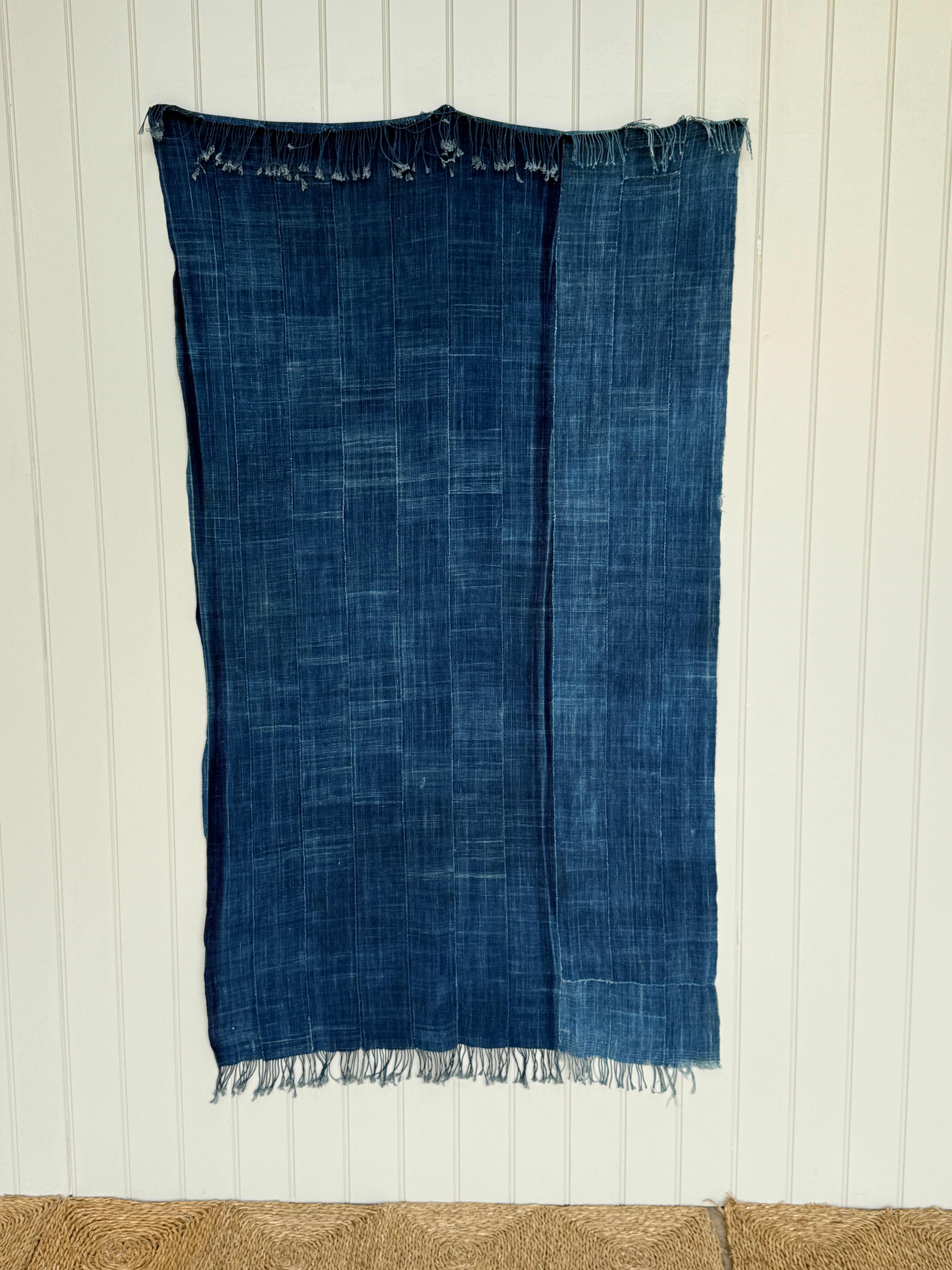Dark Blue Vintage Textile from Burkina Faso