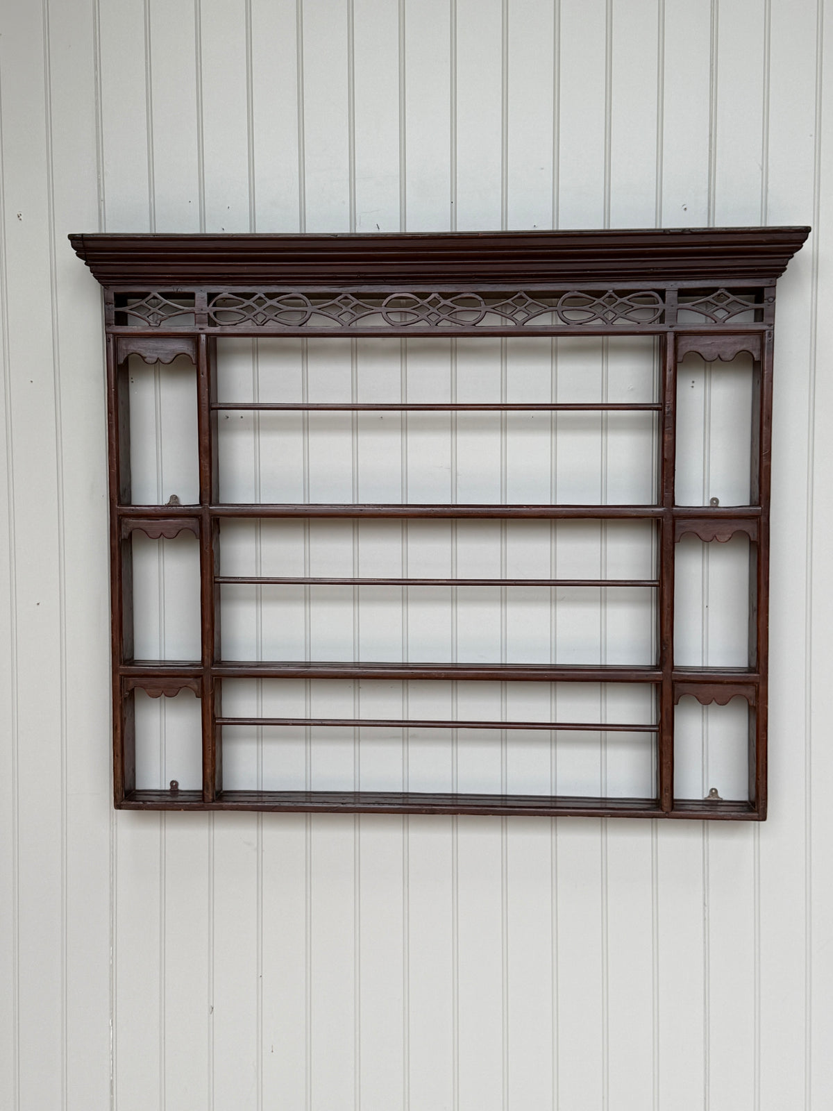 18th Century Pine Delft Rack with Fretwork