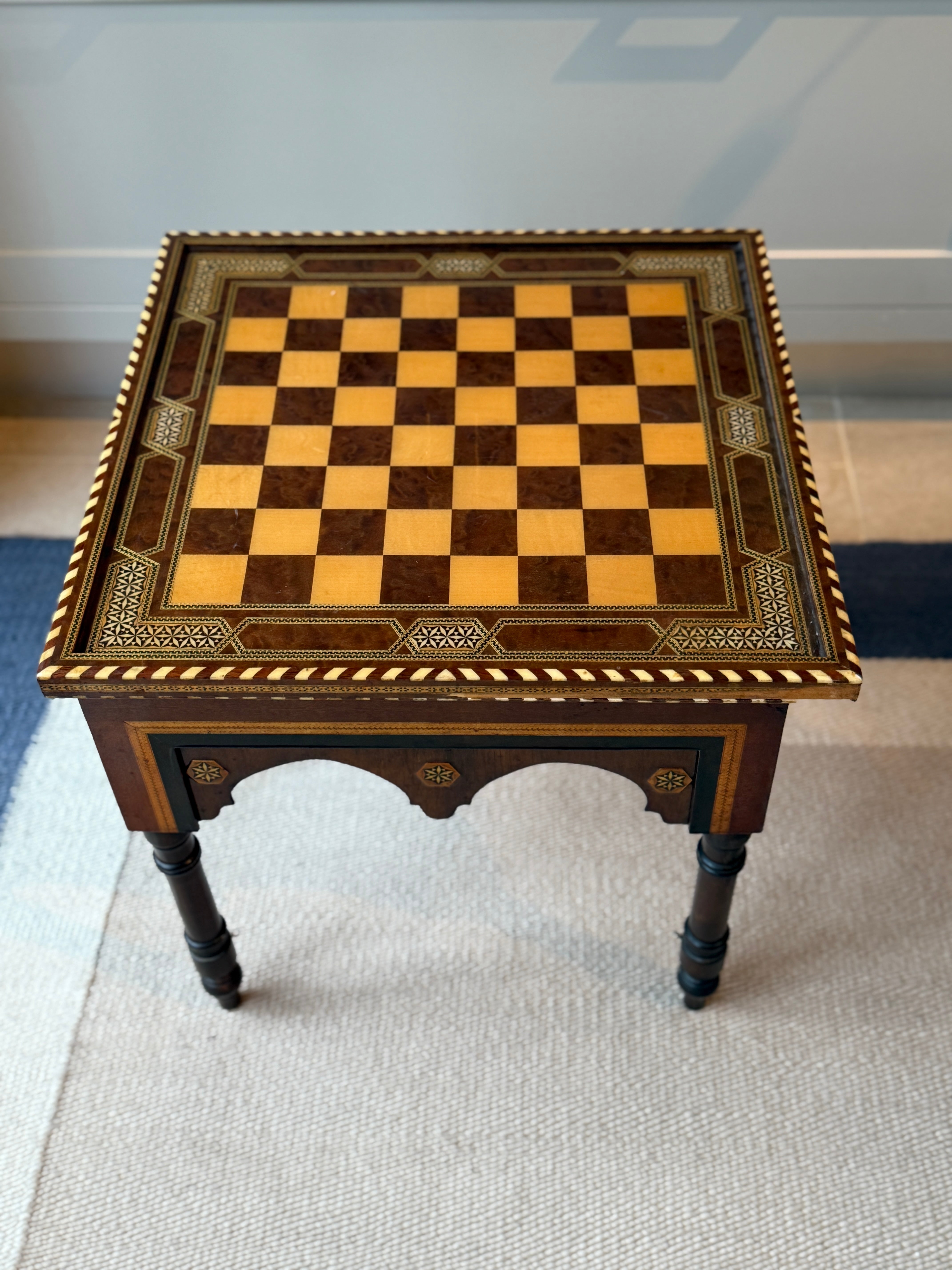 Modern Moorish Games Table