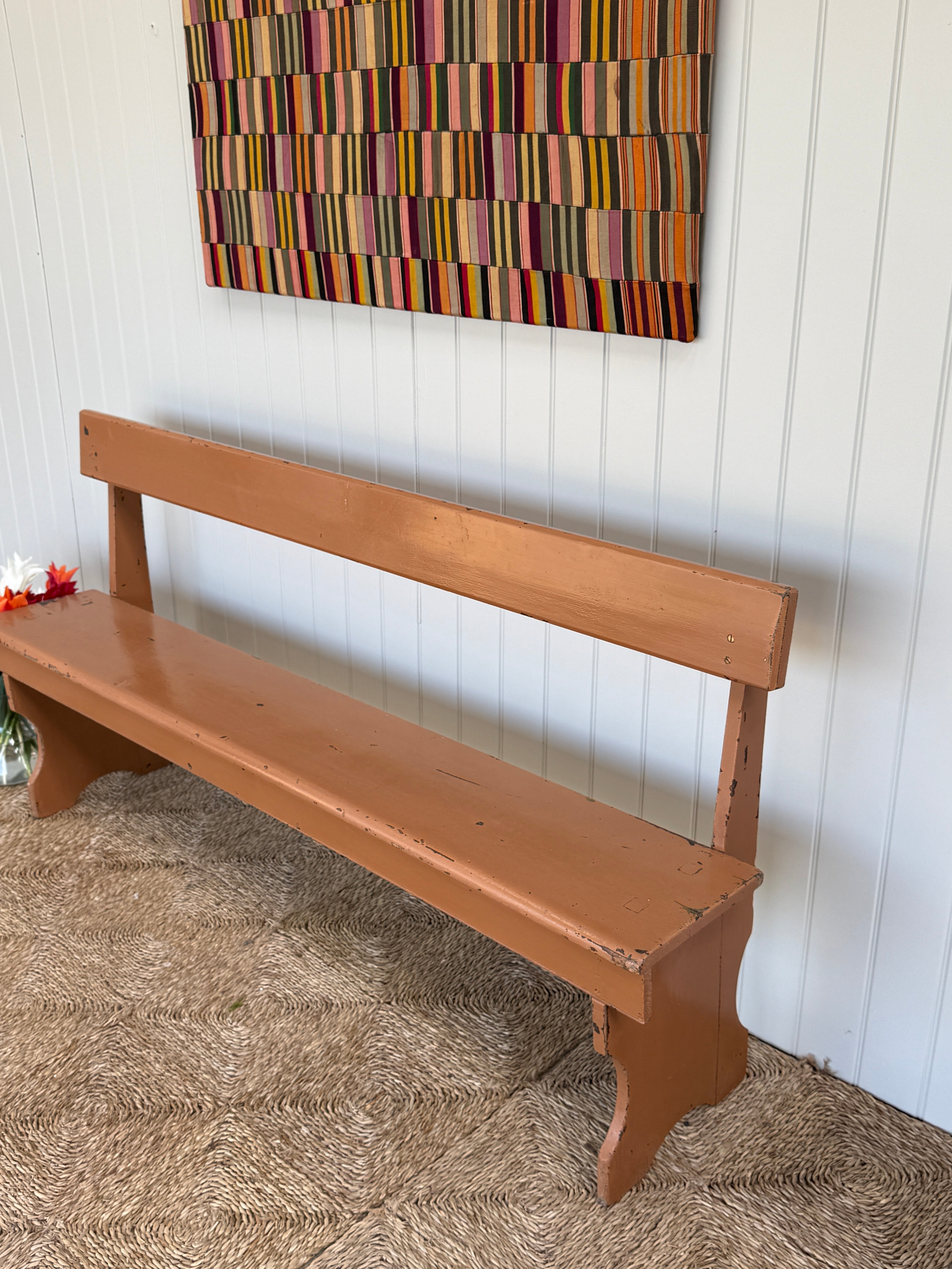 Former Painted Railway Bench