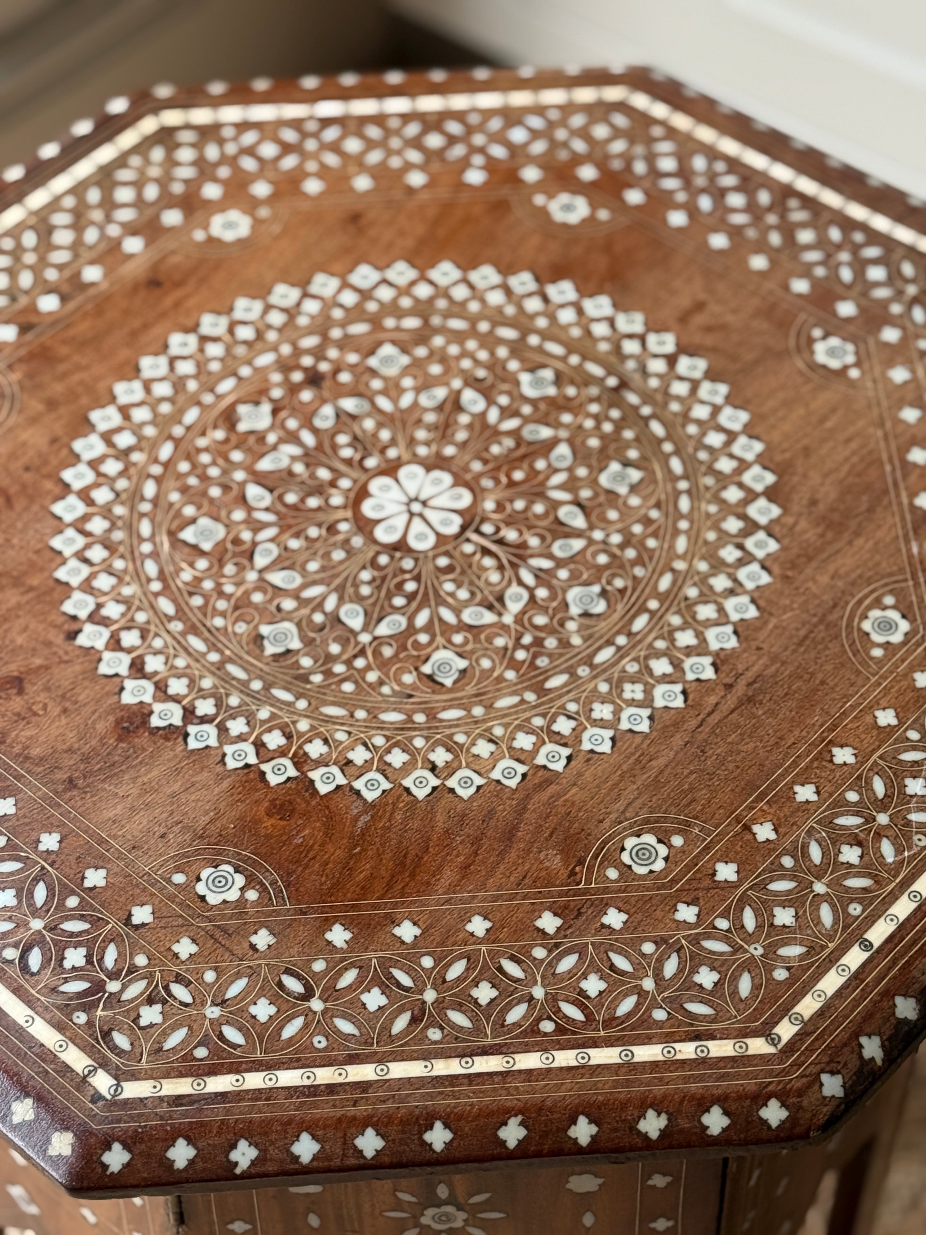 Octagonal Hoshiarpur Side Table