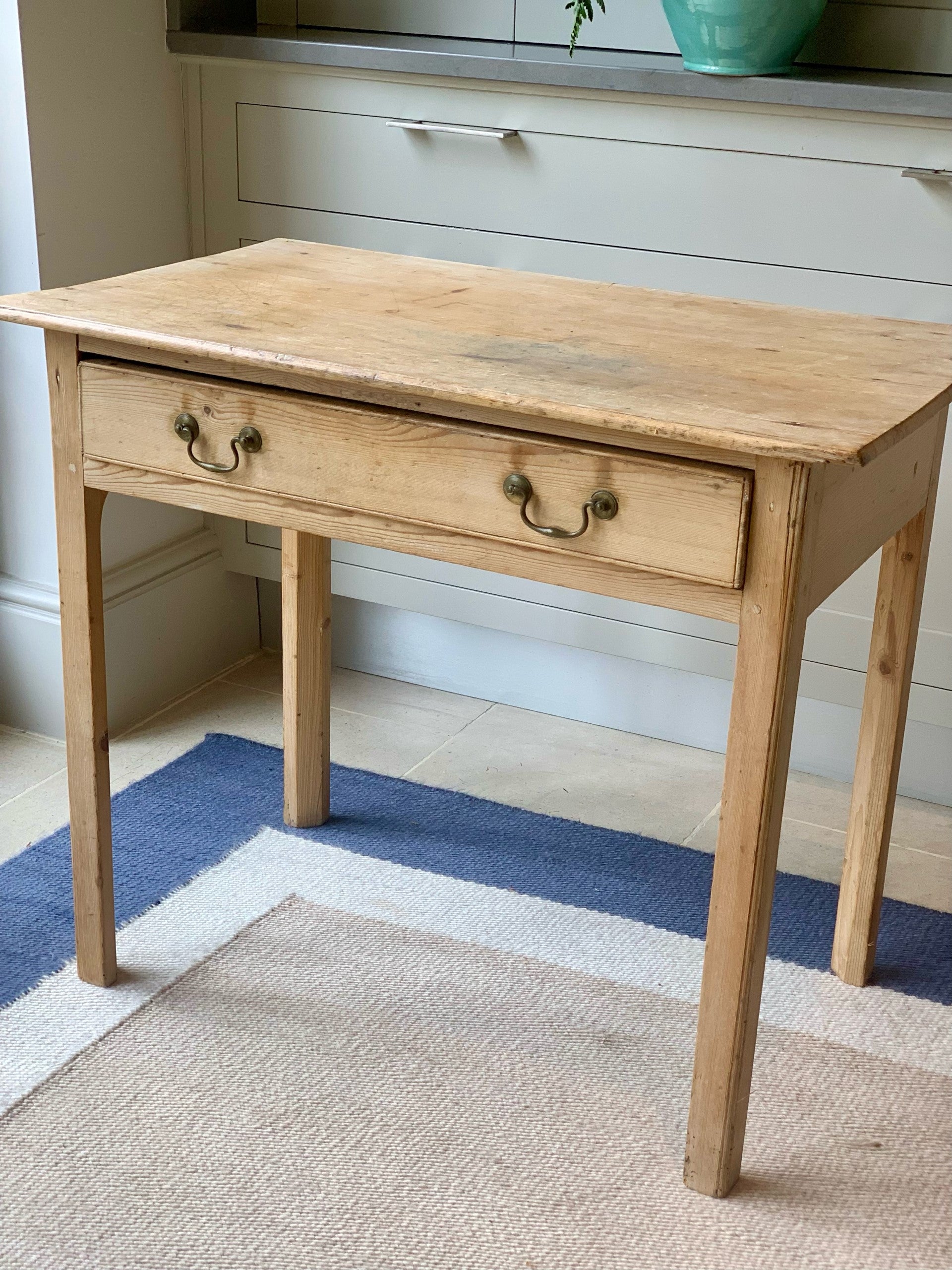 19th Century Pine Single Drawer table