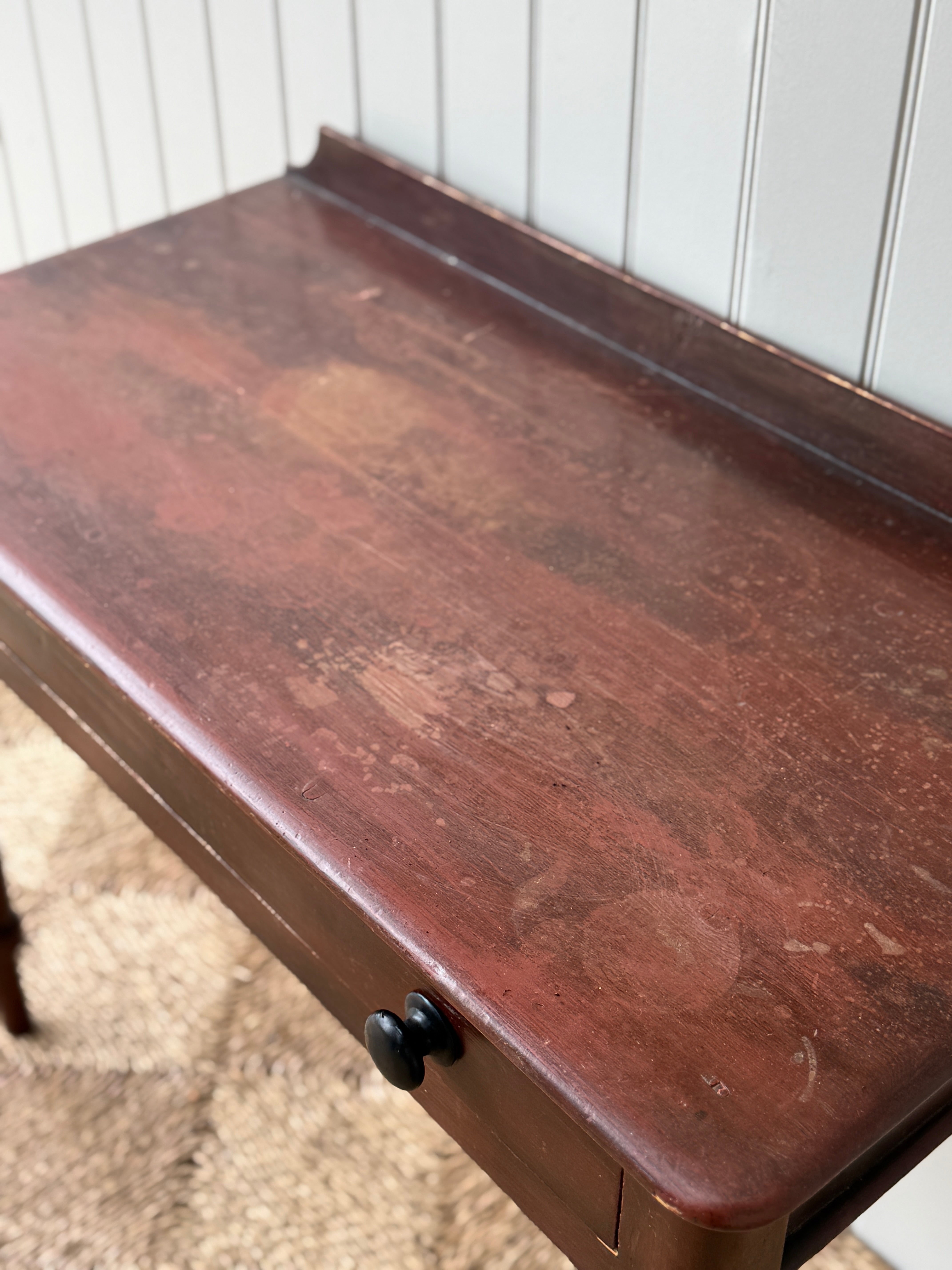 Red Side Table or Desk