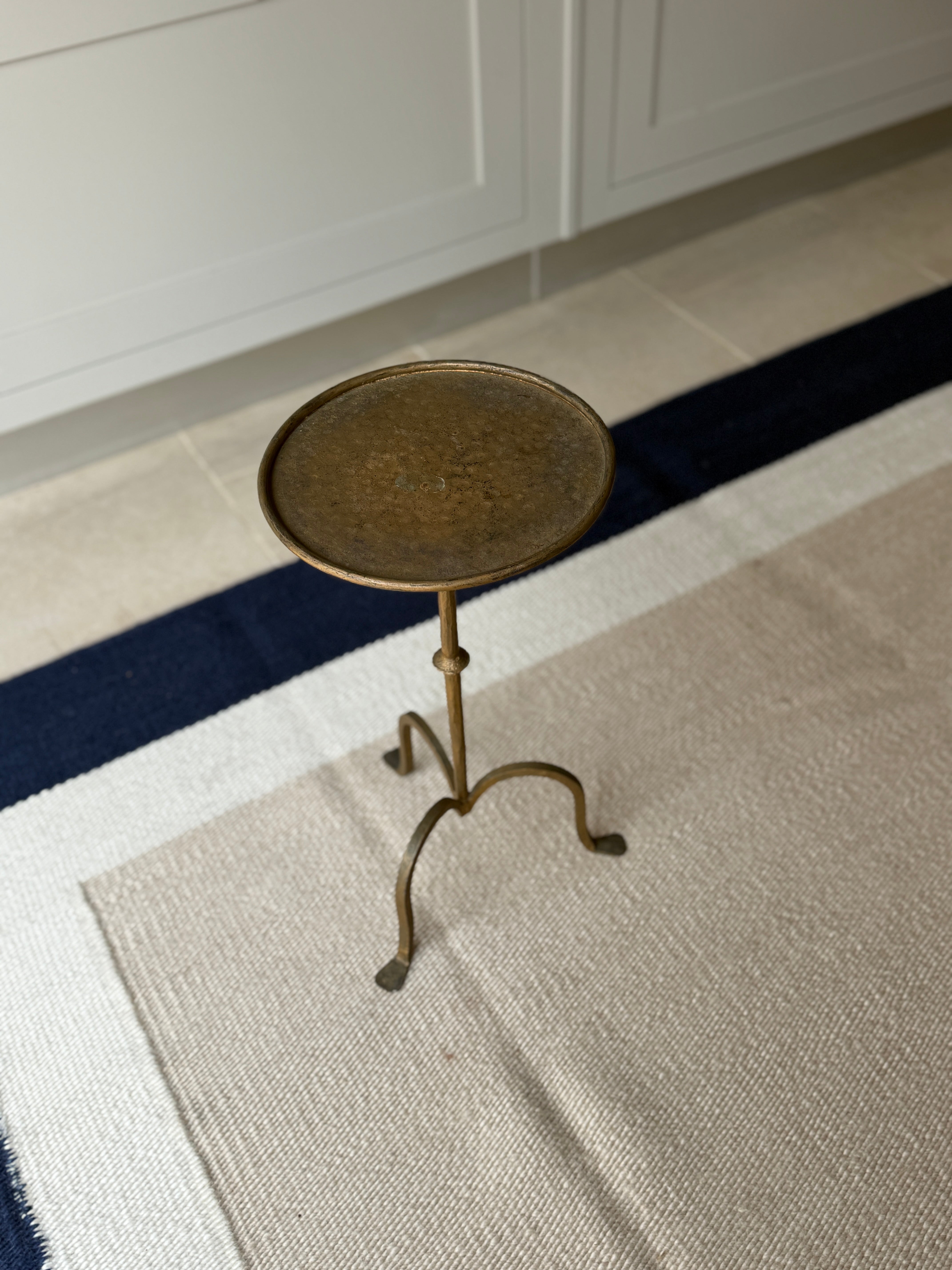 Spanish Gilt Metal Martini Table