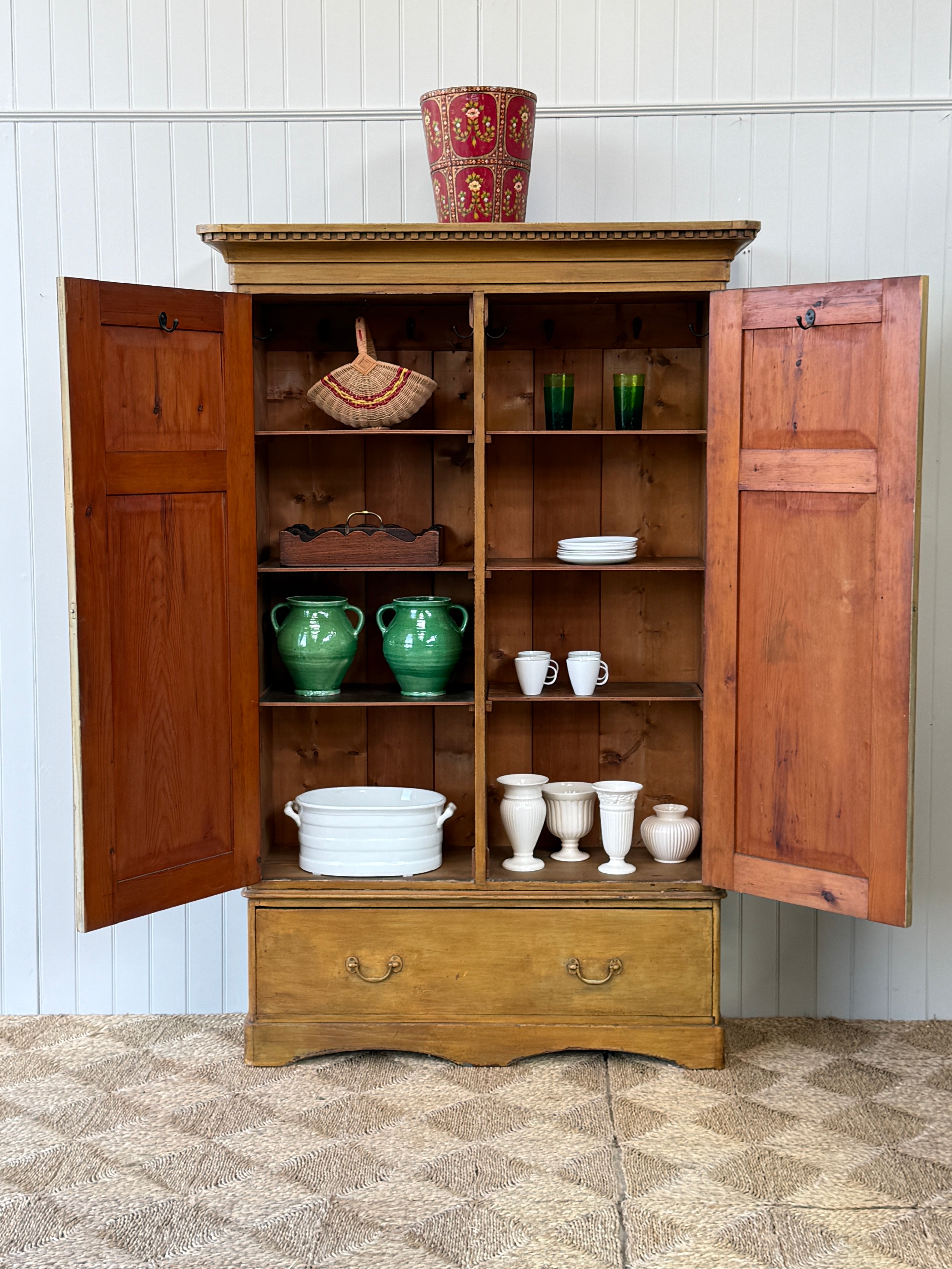 Painted Regency Housekeepers Cupboard