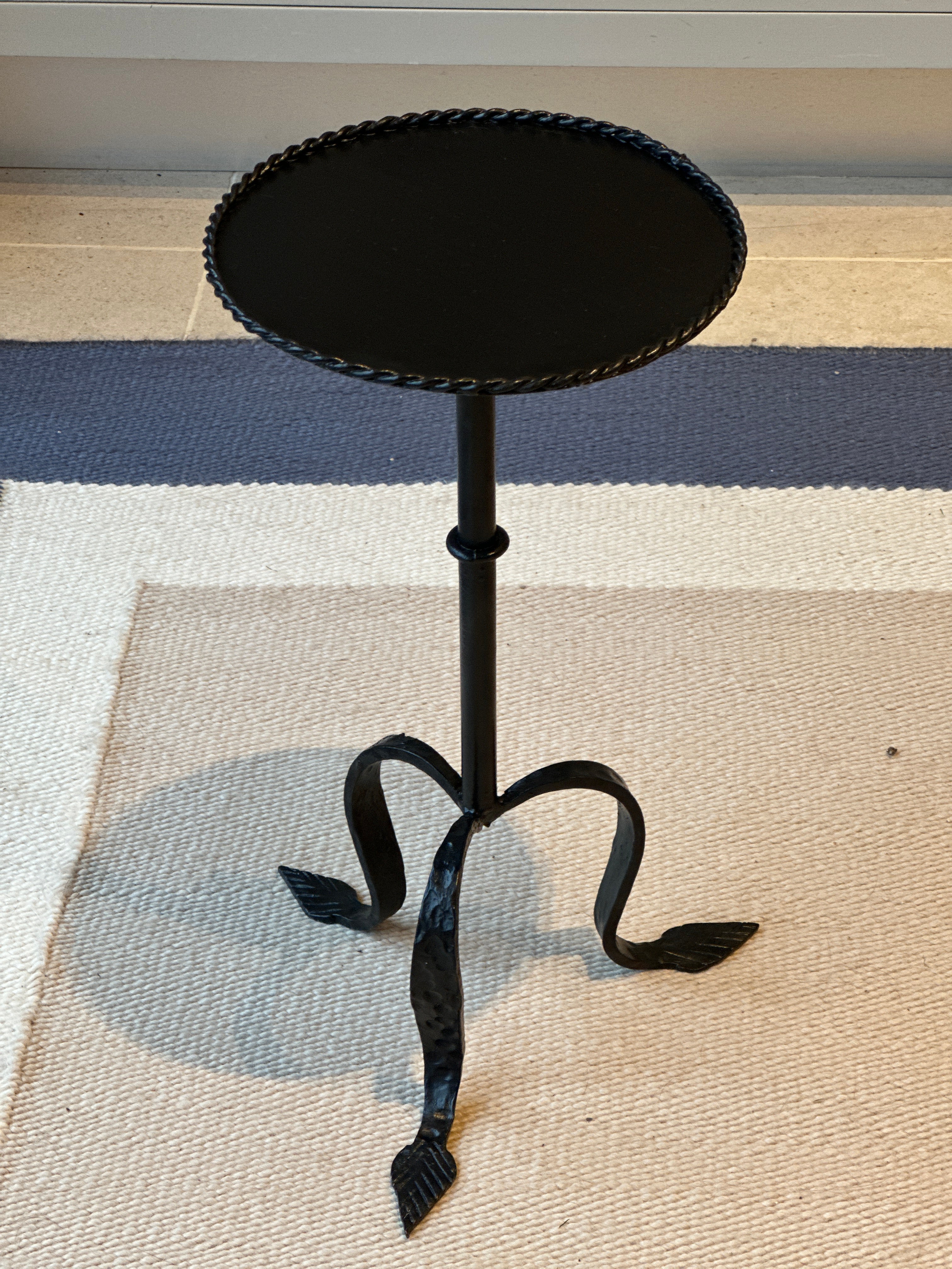 Original Mid Century Spanish Martini Table in black