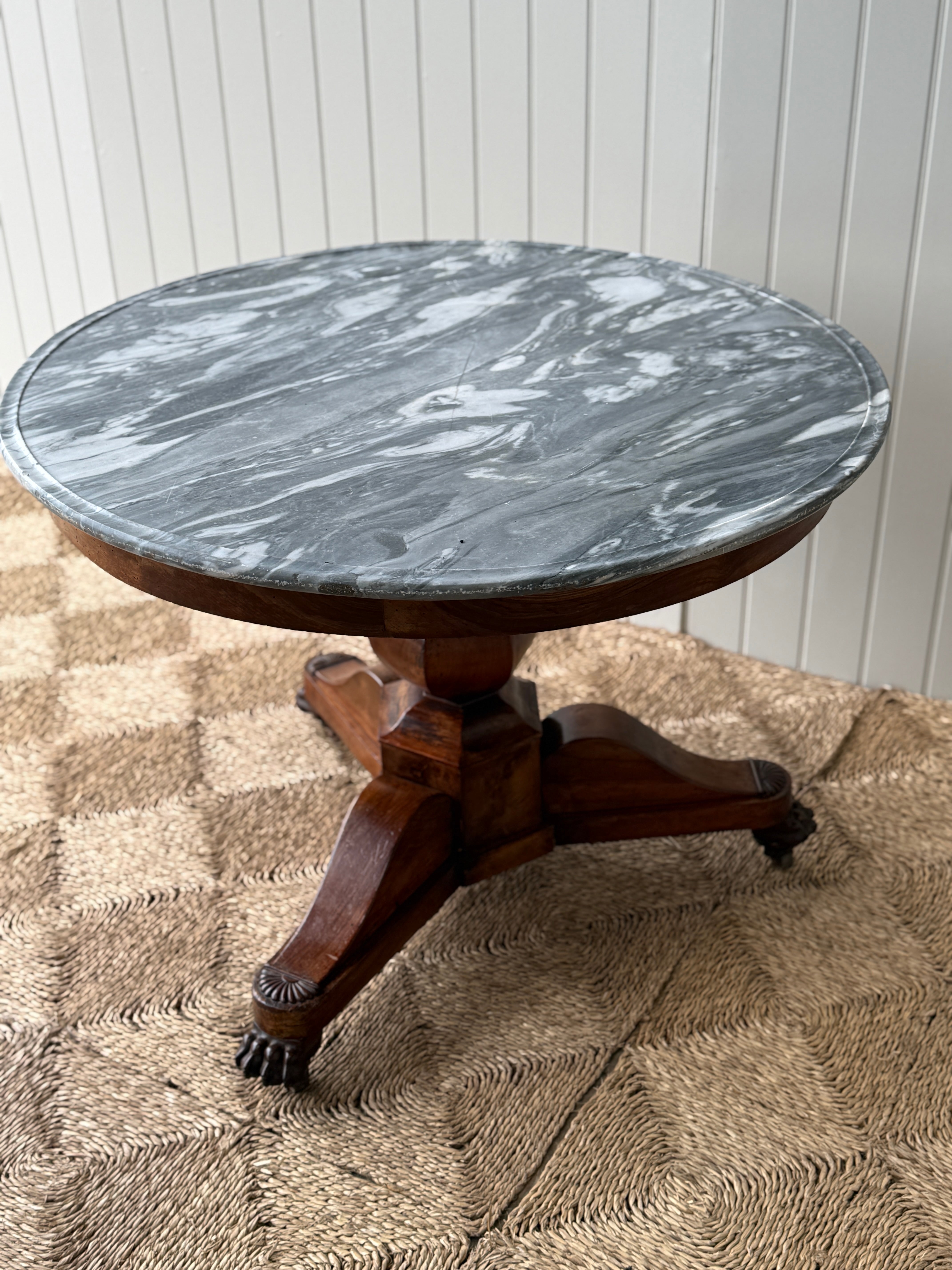 French  Marble Topped Gueridon