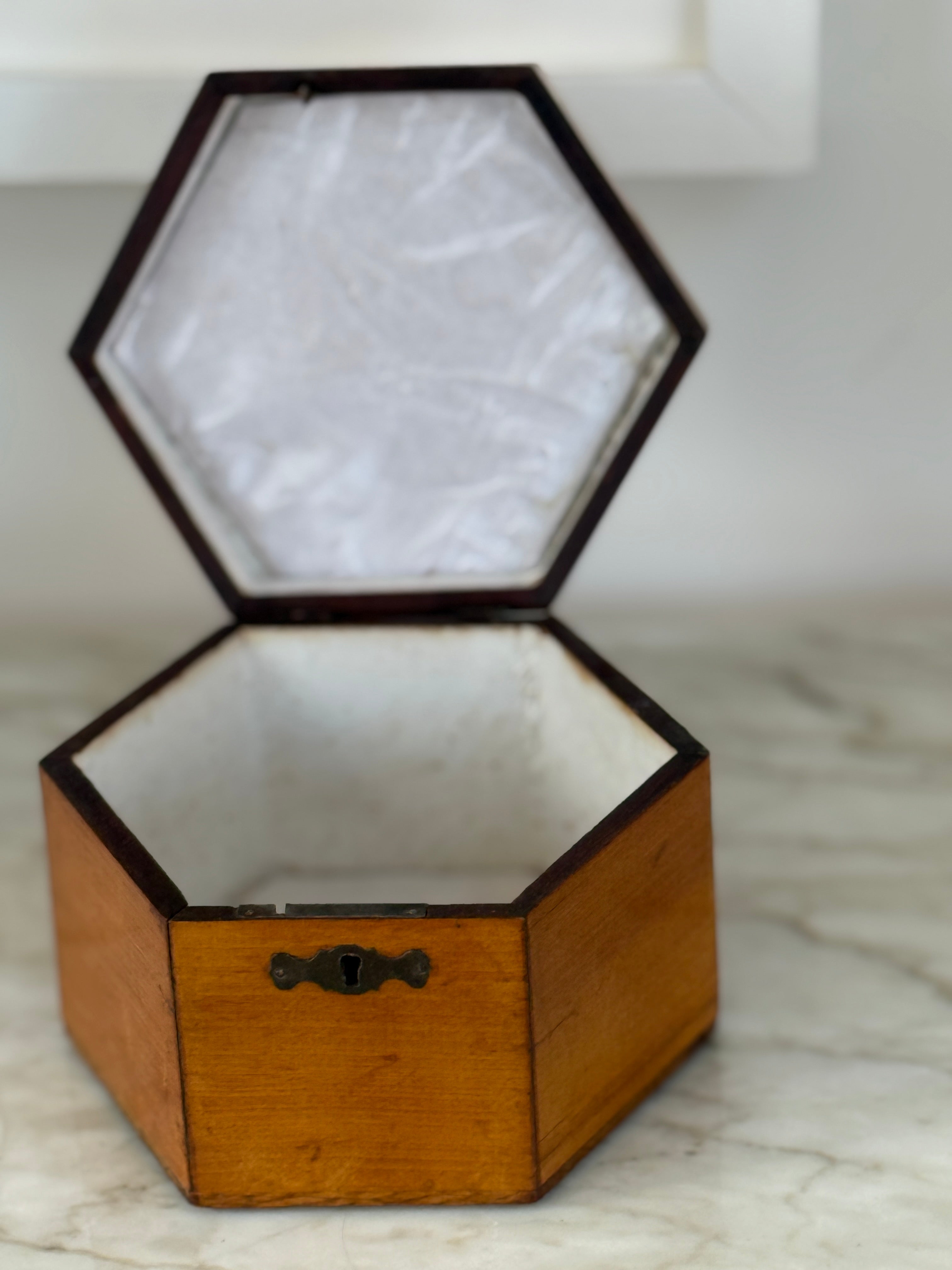 Decorative Victorian Walnut Box