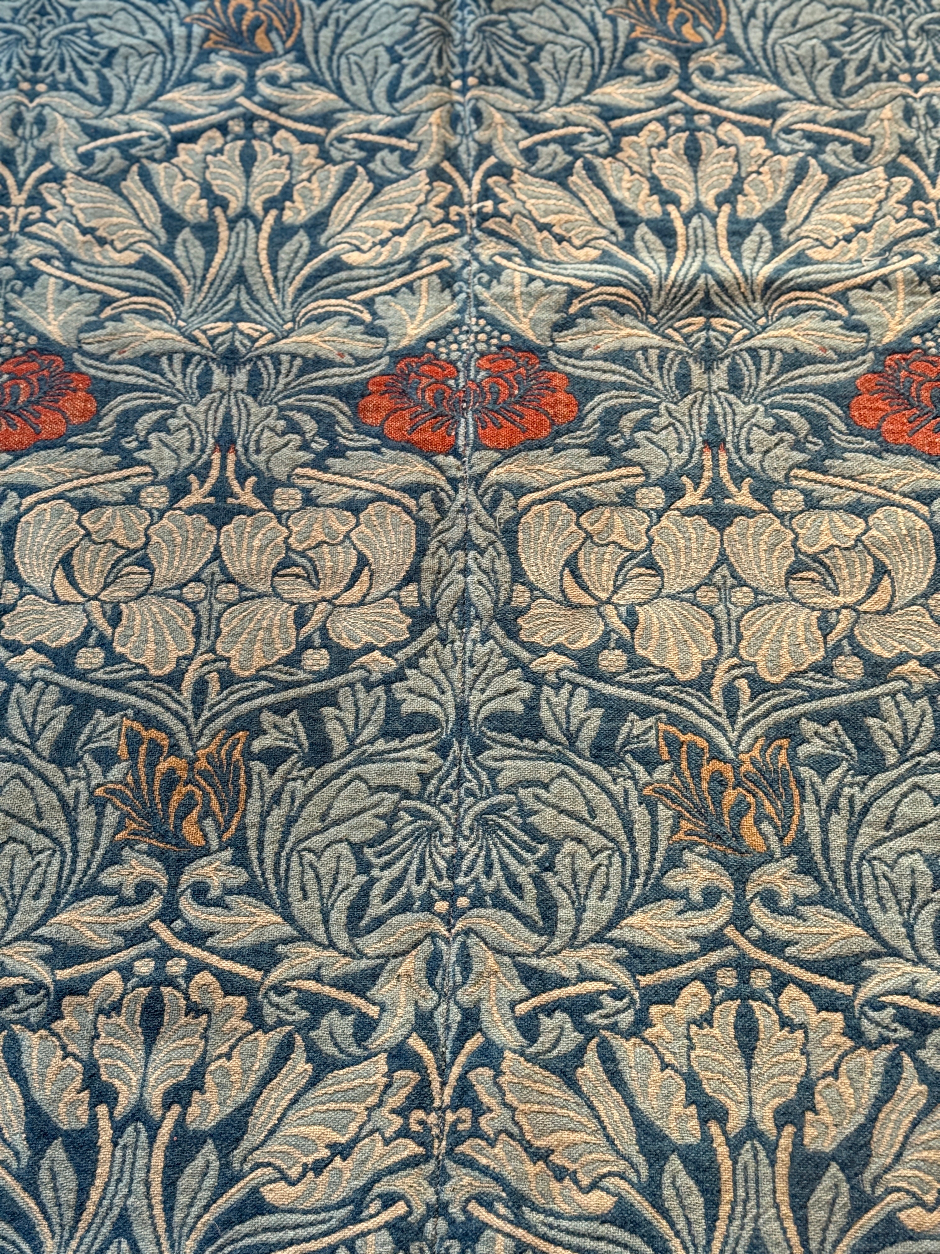 Large Original Woollen William Morris Curtain Panel - circa 1880