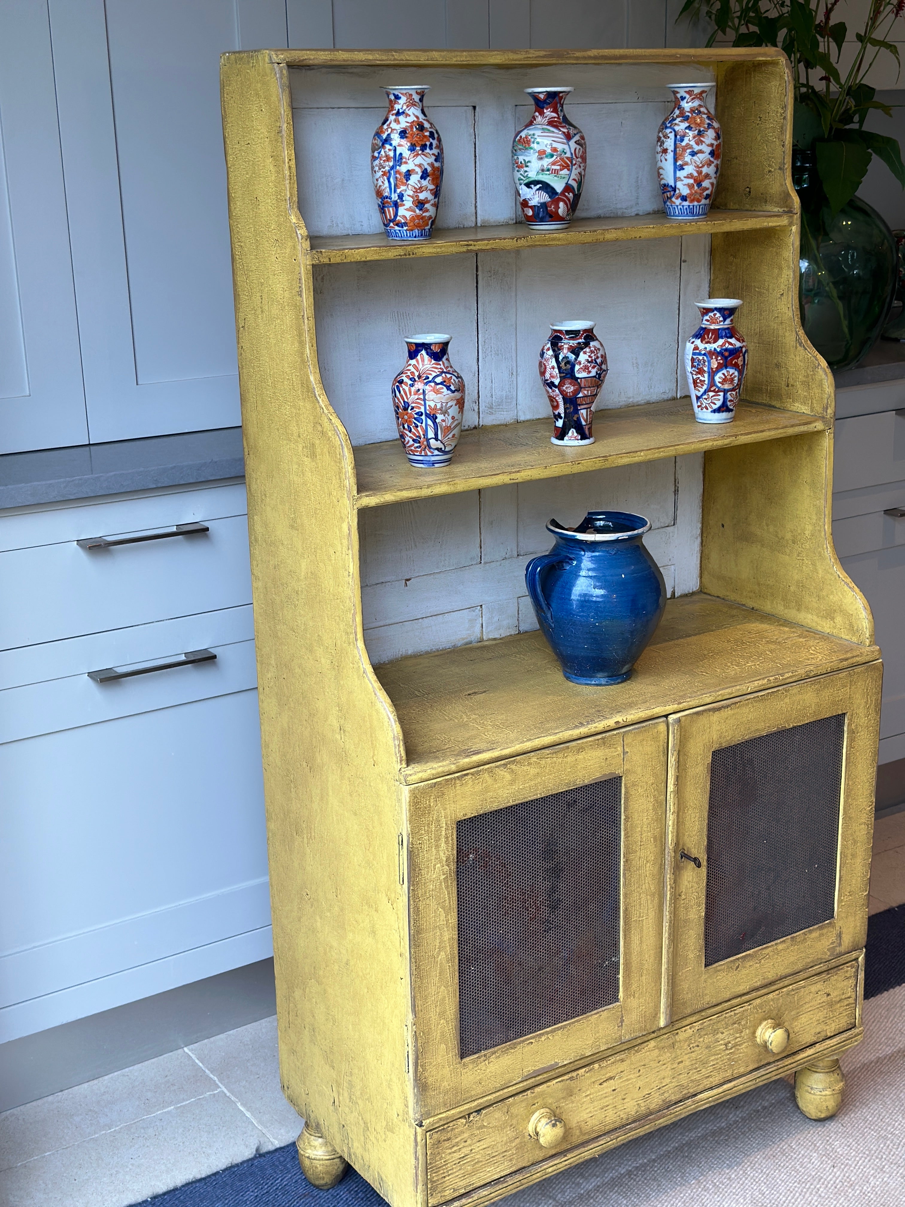 Charming  19th Century Waterfall Bookcase