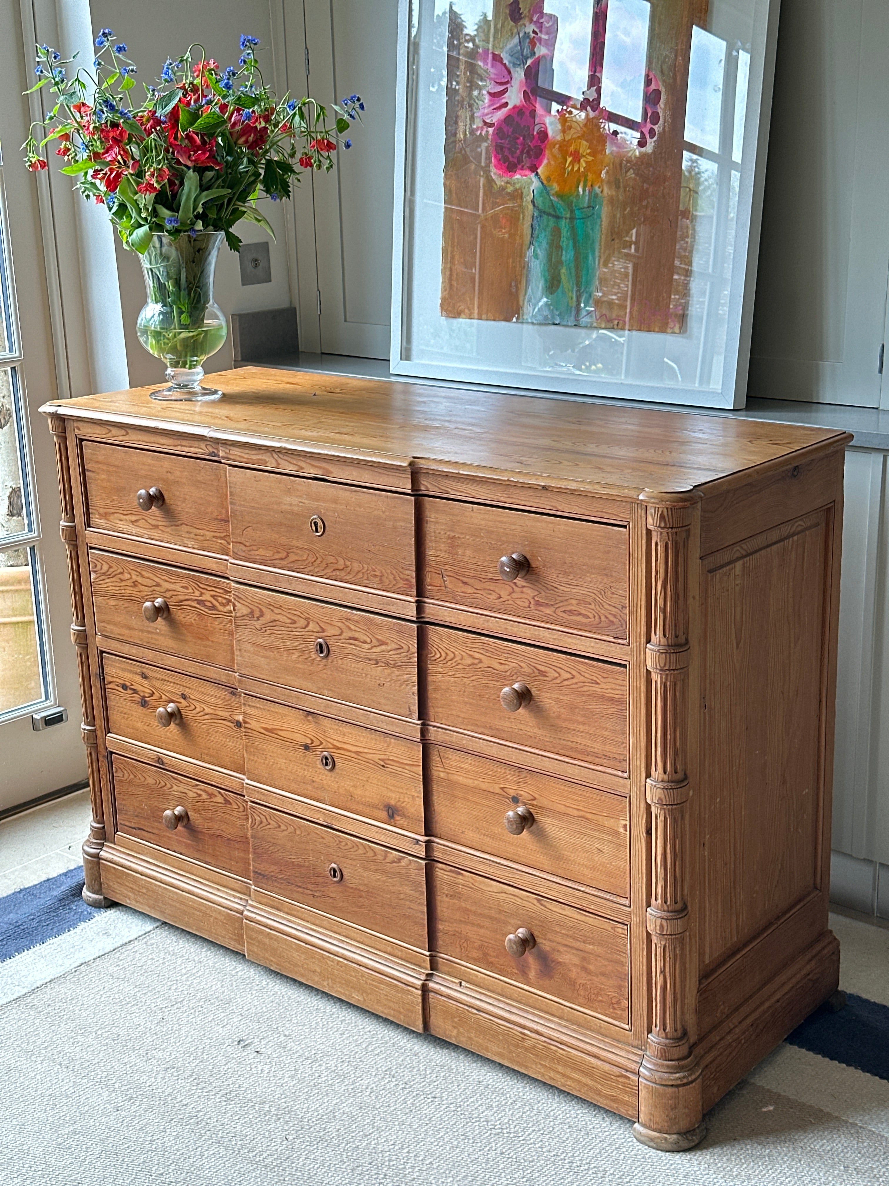 19th Century French Pine Commode