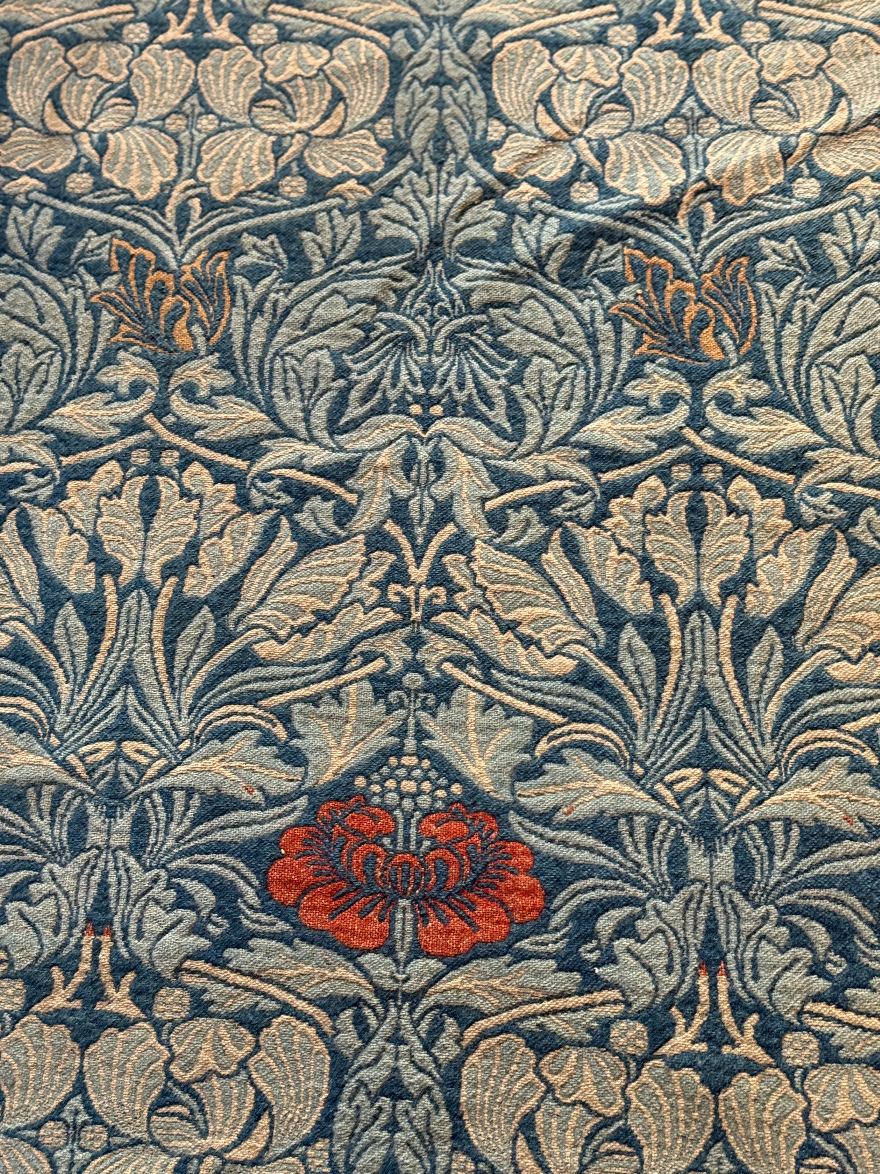 Large Original Woollen William Morris Curtain Panel - circa 1880