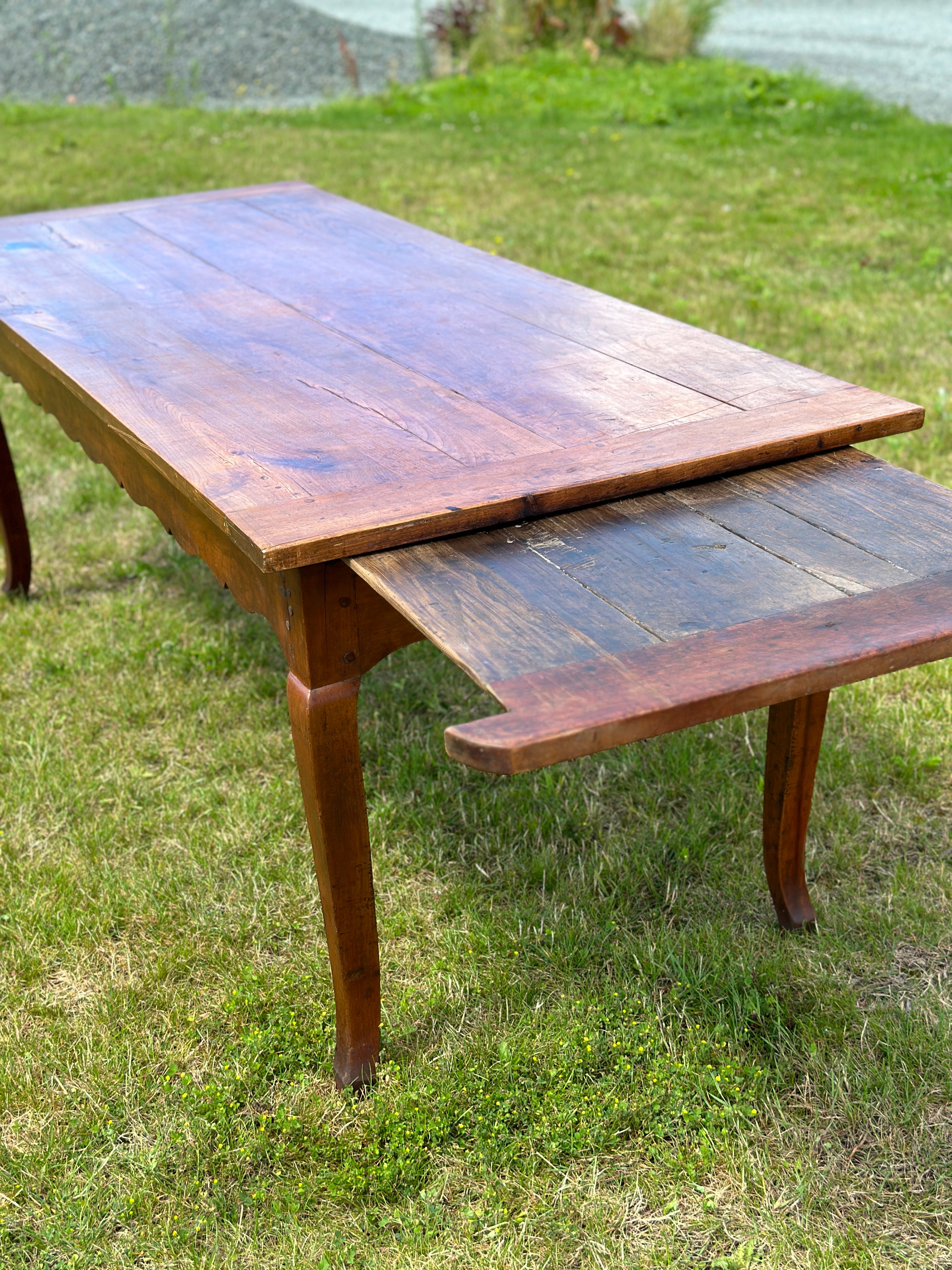 Antique French Cherry Dining Table