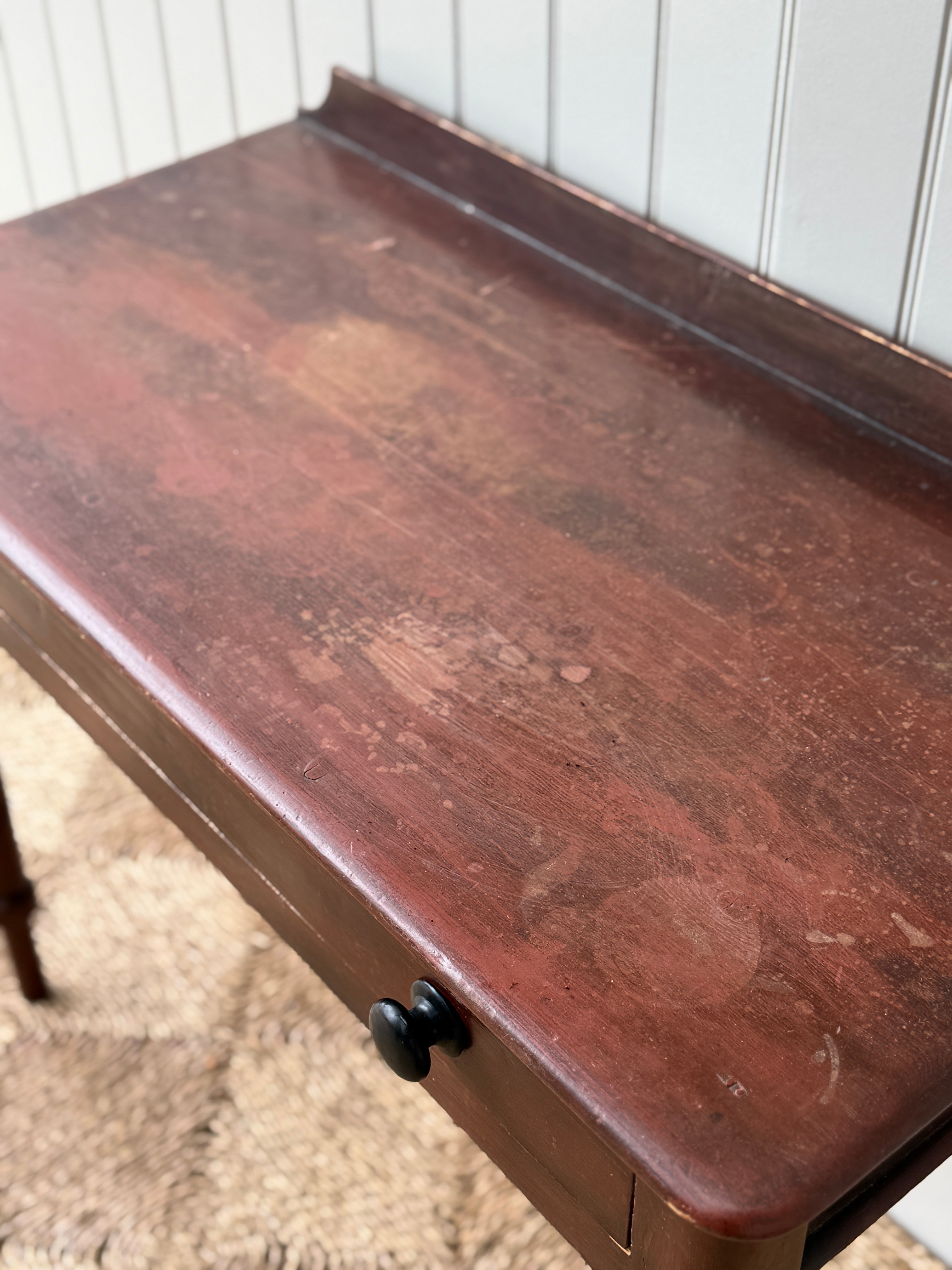 Red Side Table or Desk