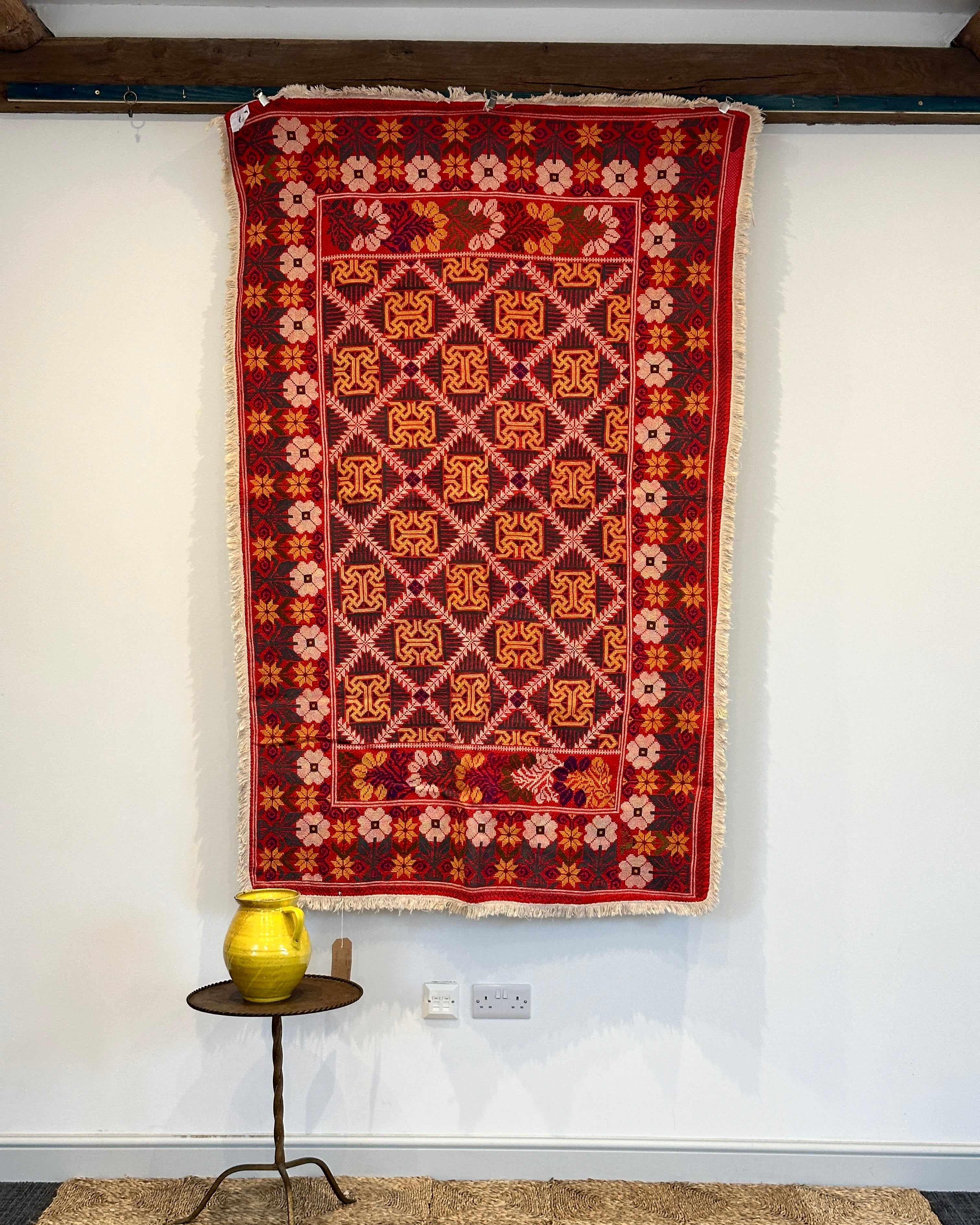 Sindhi Rald Bangladesh Blankets (yellow, red and orange)