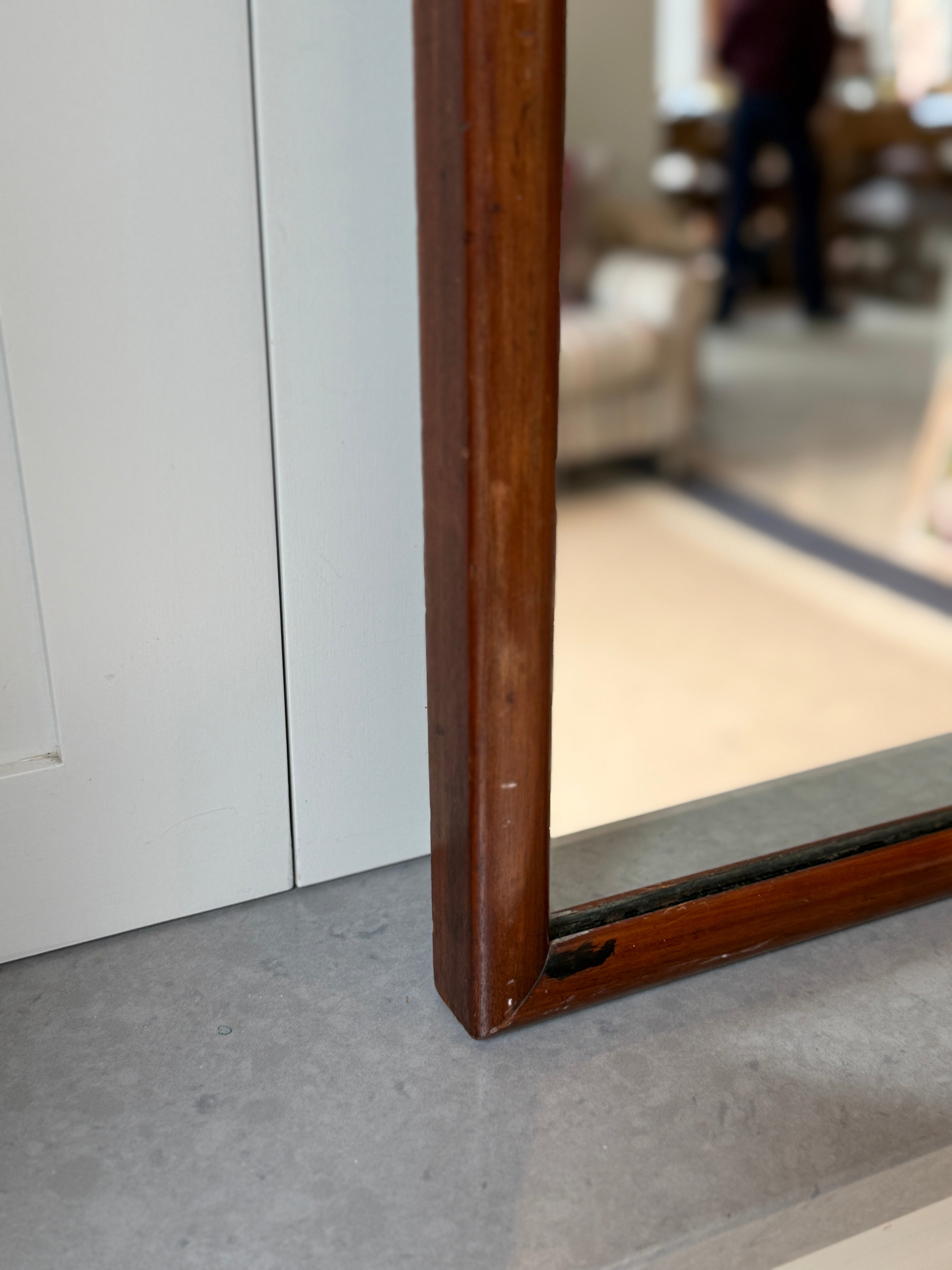 Large Mahogany Mirror