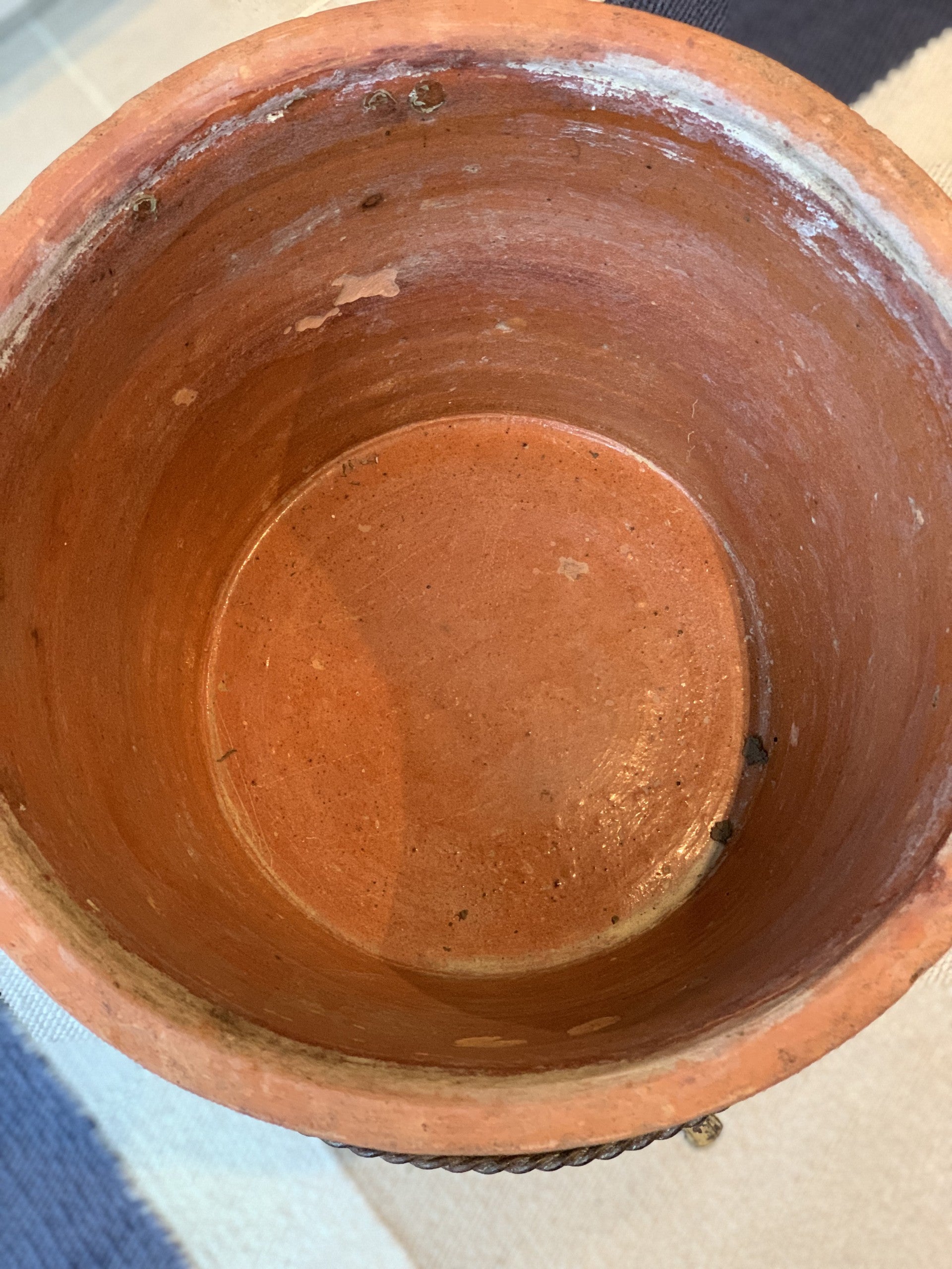 Victorian Terracotta Bread Bin with Lid