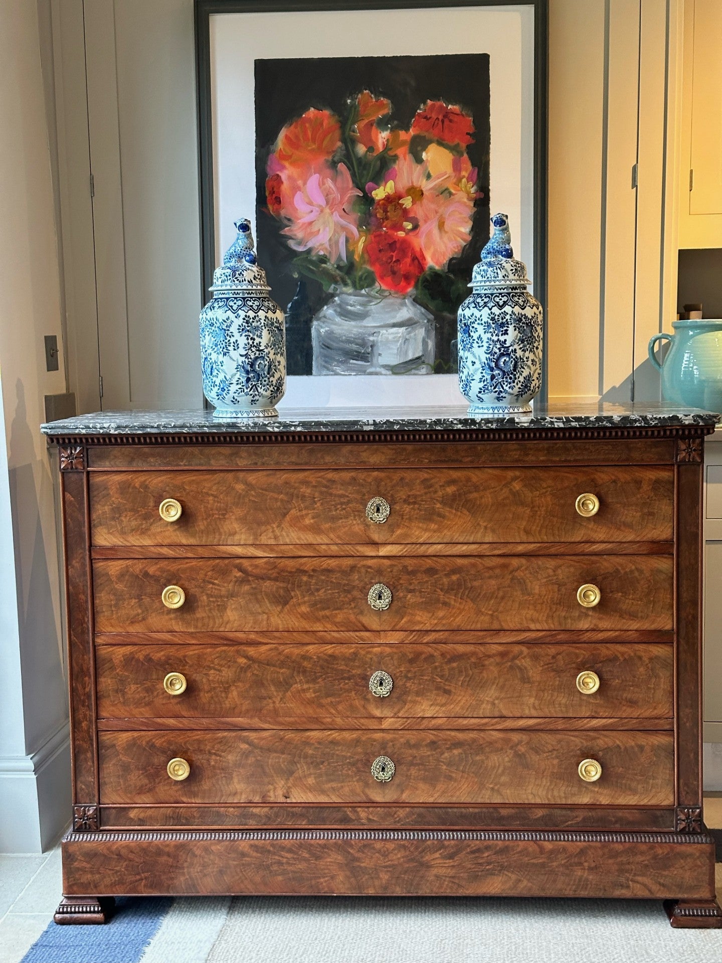 A Stunning French Empire Marble Commode by Lemarchand Paris