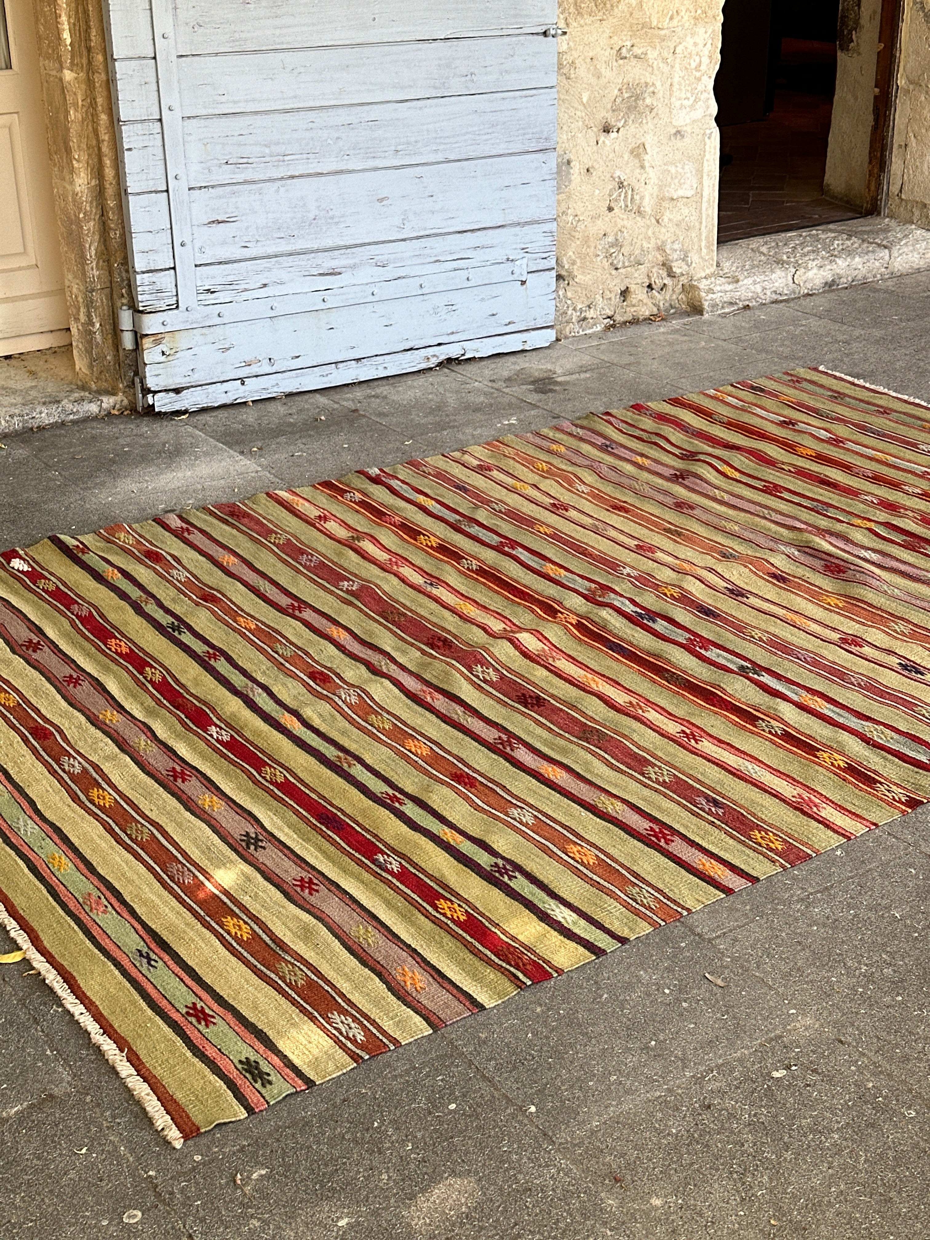 Large Vintage Anatolian Kilim