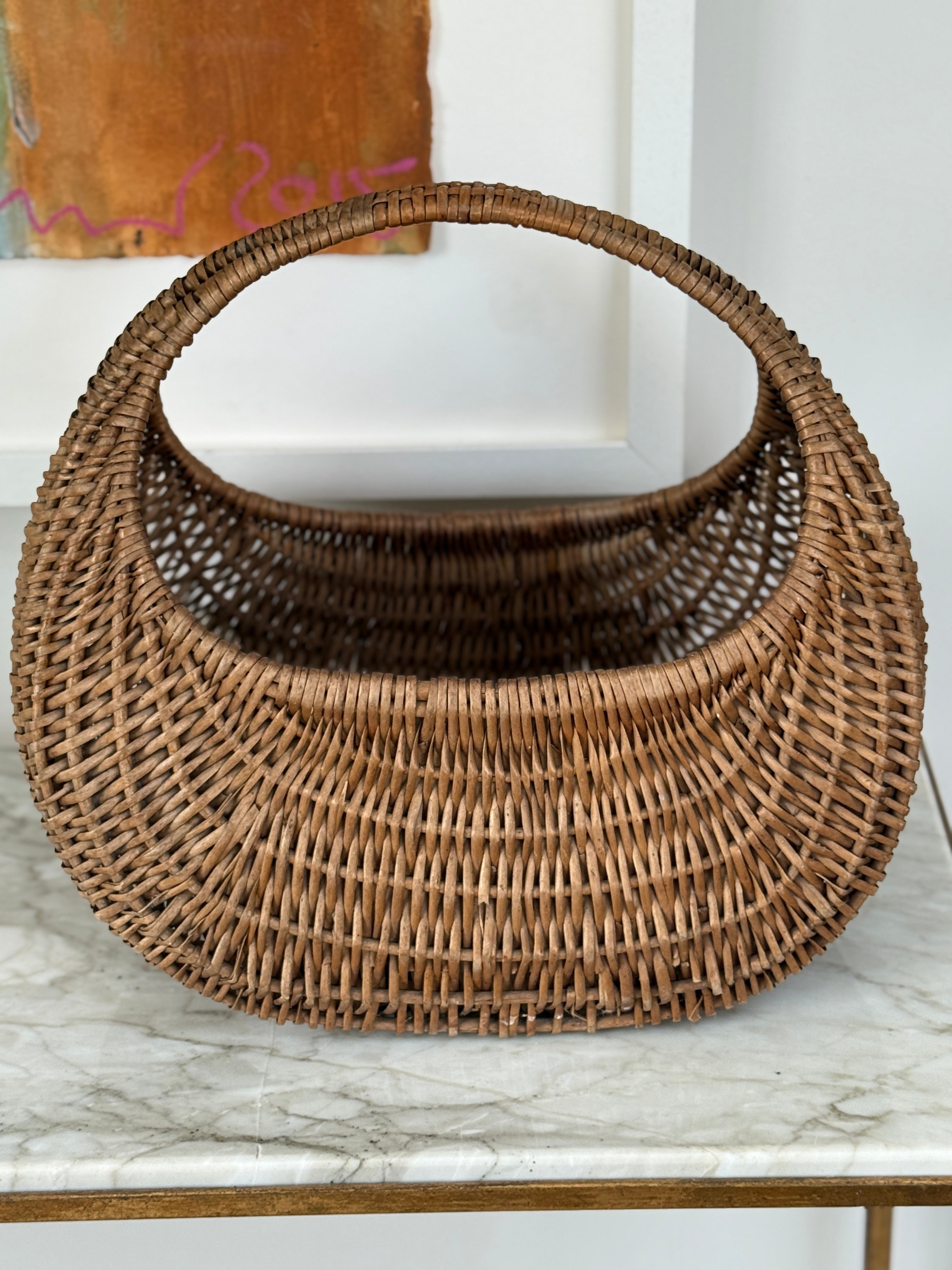 Vintage Gondola Shopping Basket