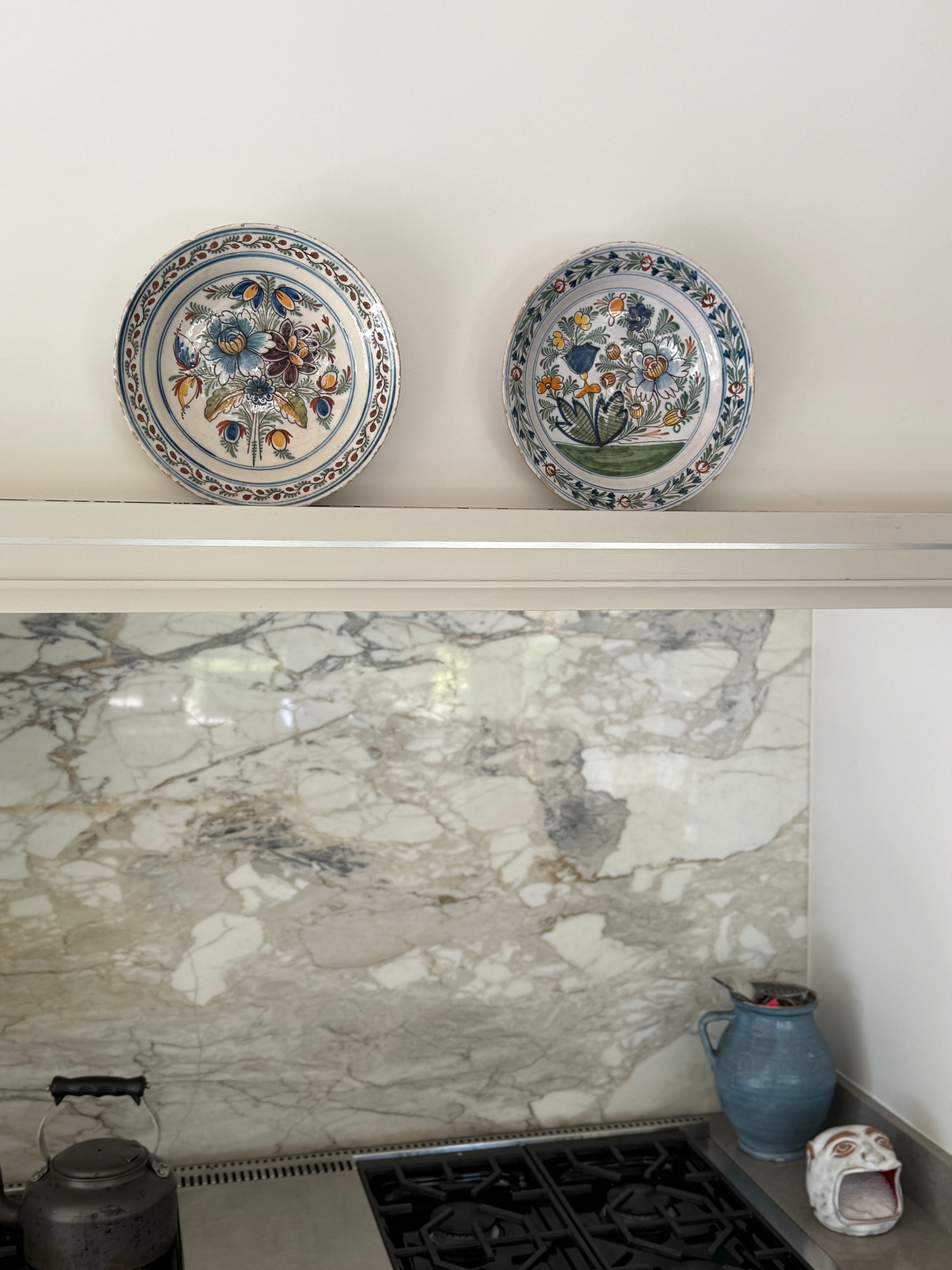 18th Century Polychrome Delft Charger