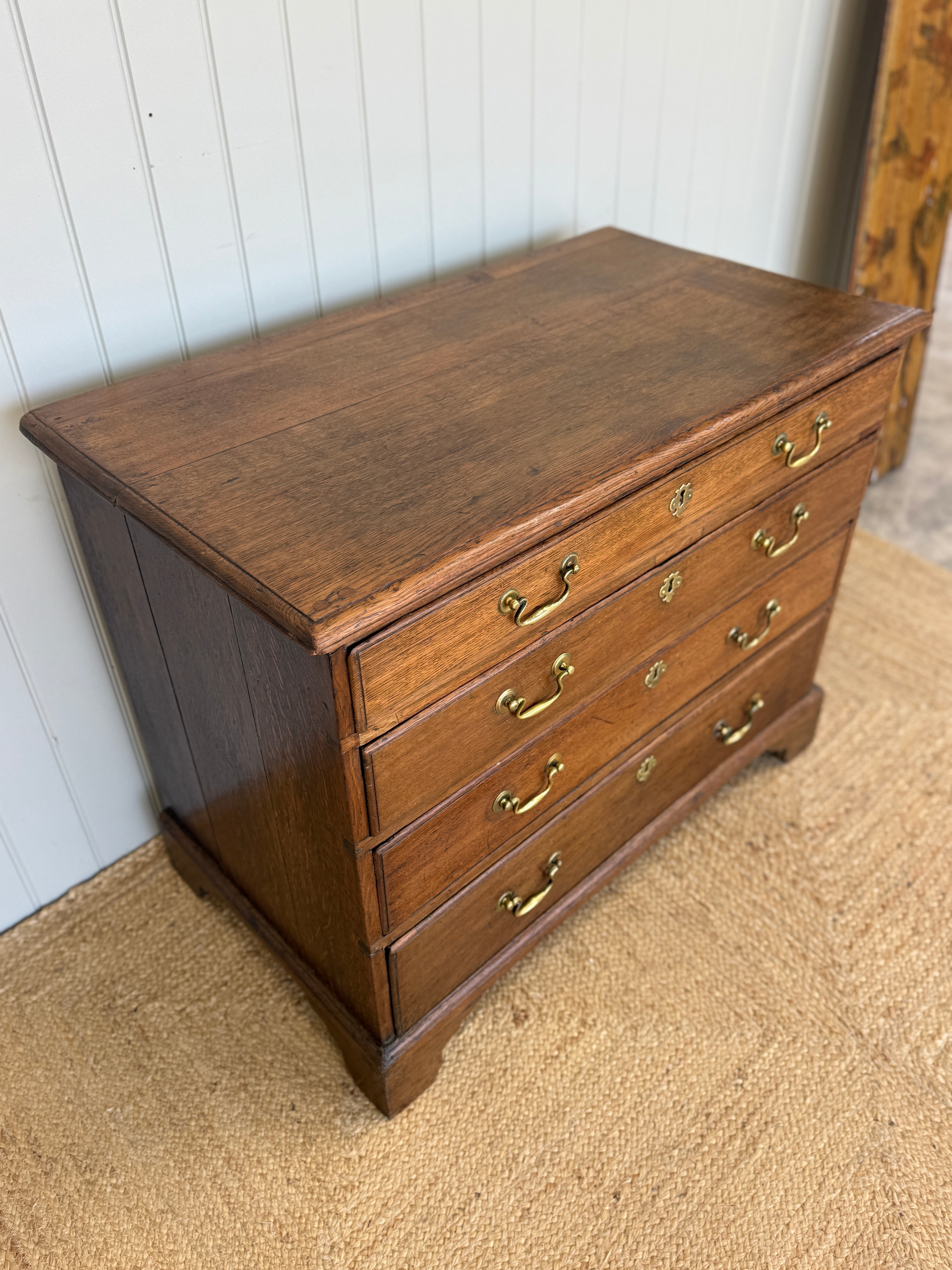 Small Georgian Oak Chest of Drawers