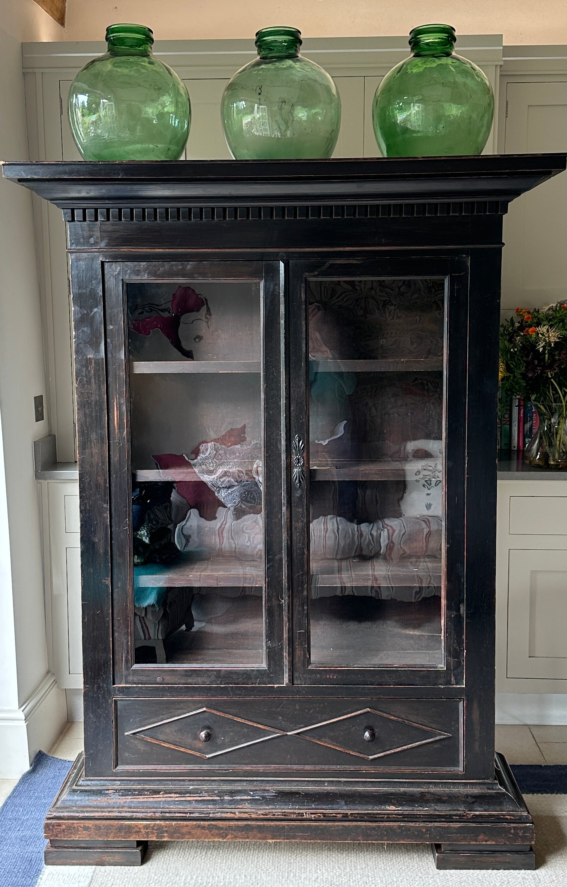 Early 19th Century Italian Glazed Cabinet