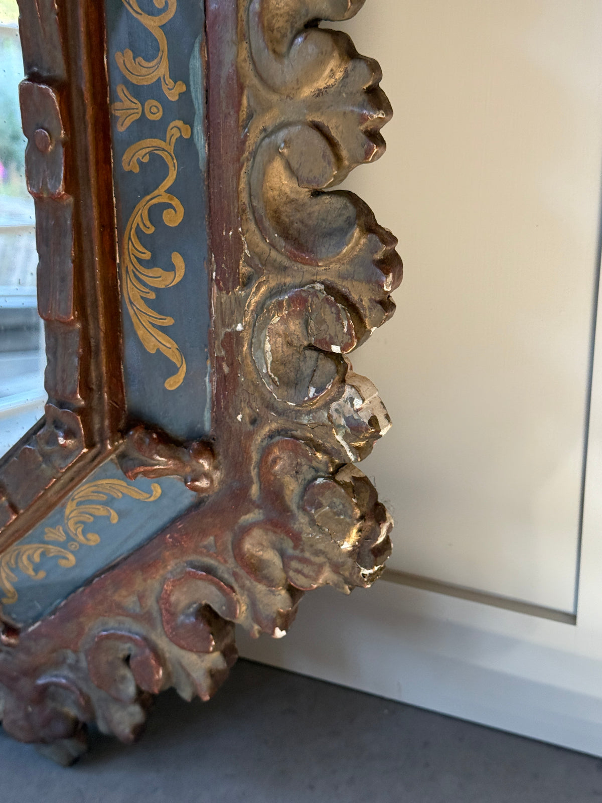 Matched Pair of Octagonal Italianate Mirrors