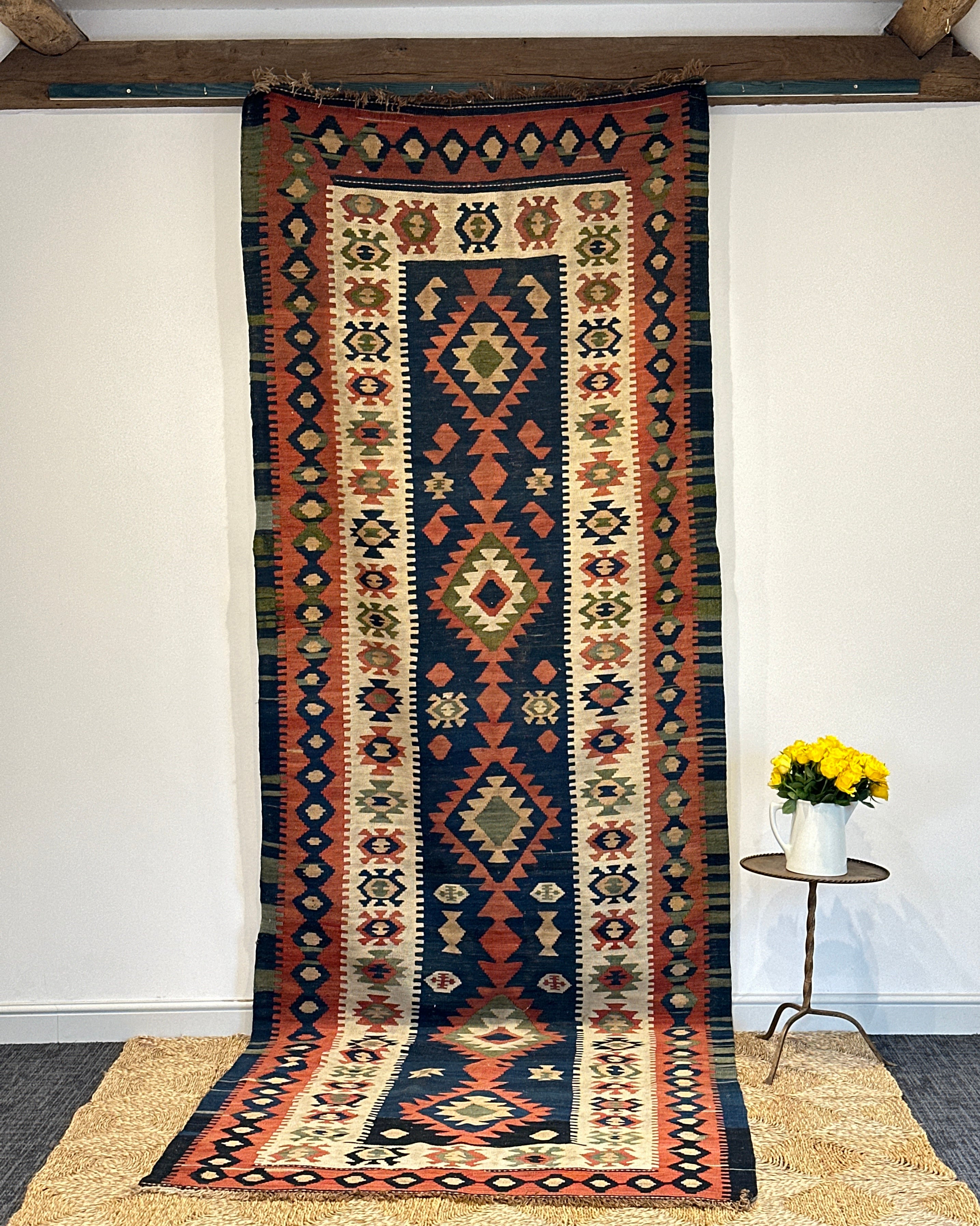 Vintage Large Kazak Rug