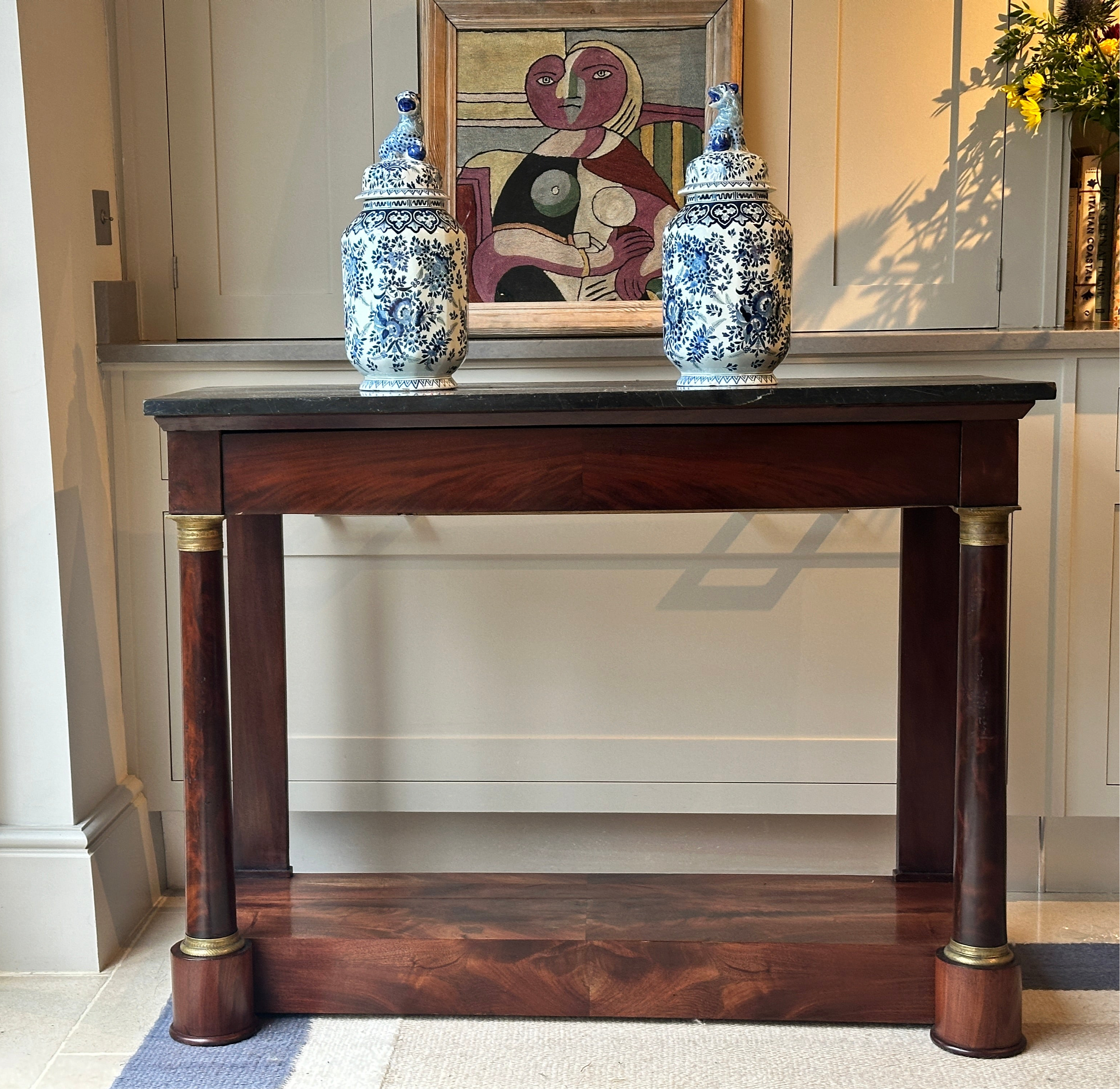 Beautiful French Empire Console Table