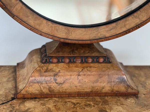Regency Walnut Dressing Table Mirror