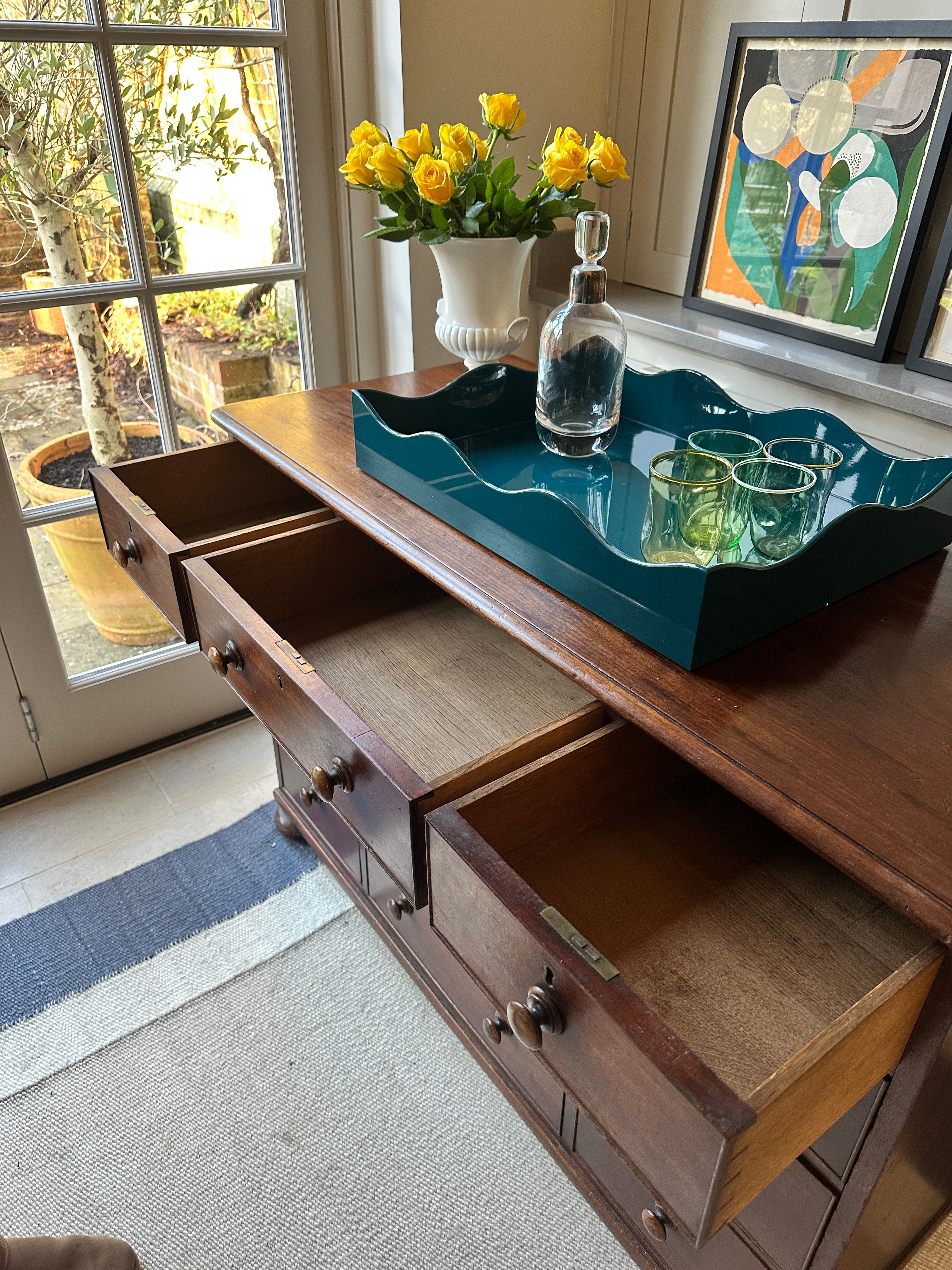 William IV Mahogany 12 Drawer chest - circa 1835