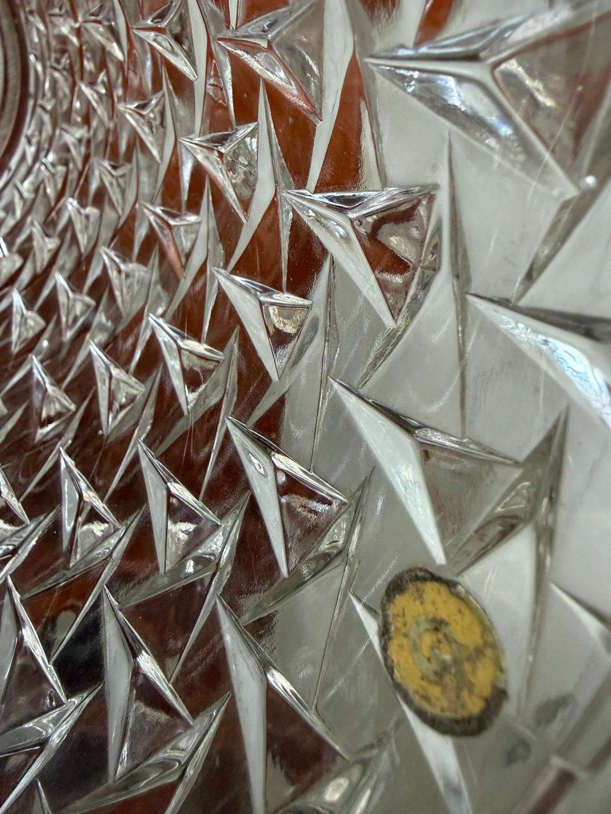 Mid Century French Cut Glass Champagne Bucket