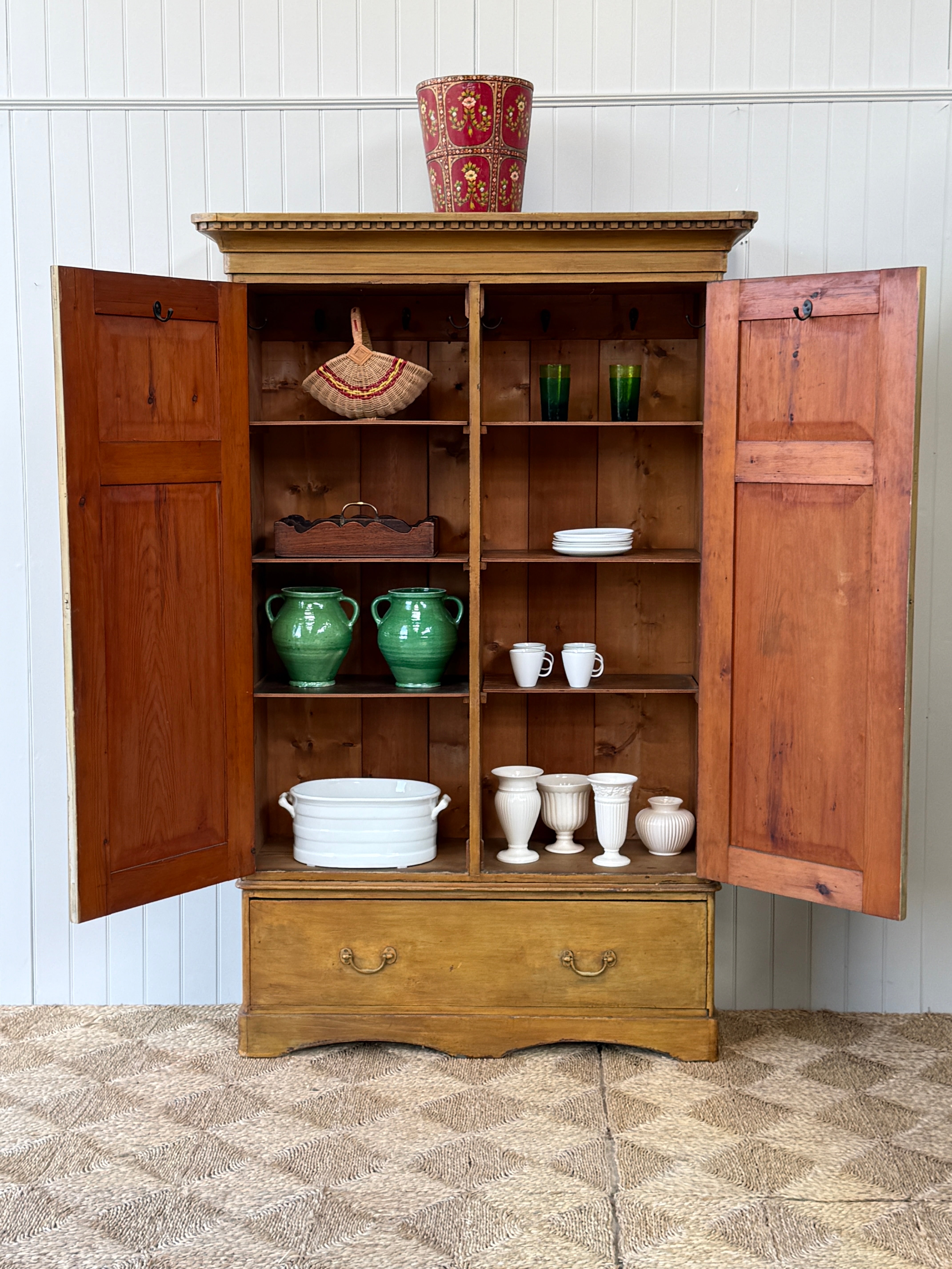 Painted Regency Housekeepers Cupboard