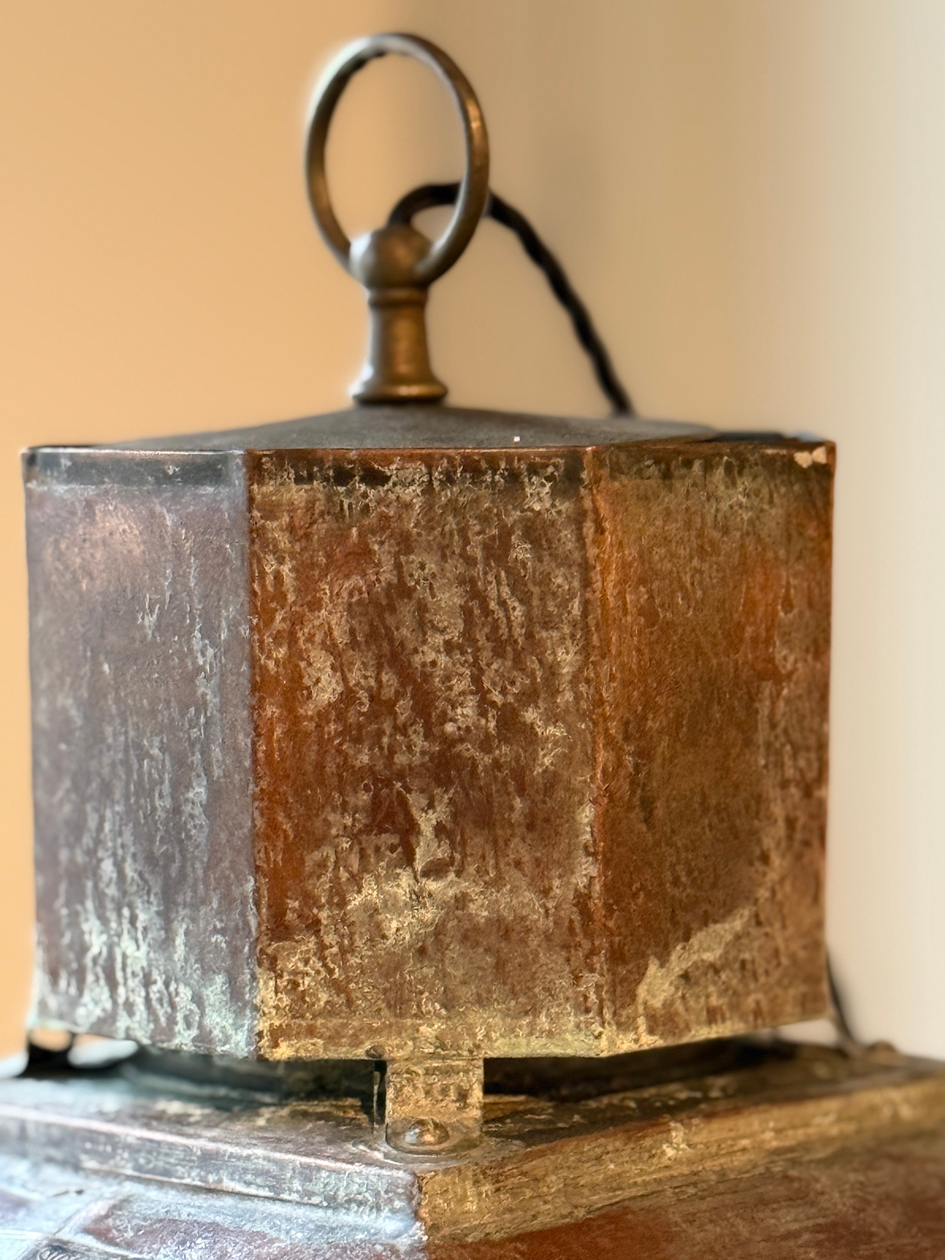 Large Antique Lantern by Foster & Pullen (Bradford) restored and rewired