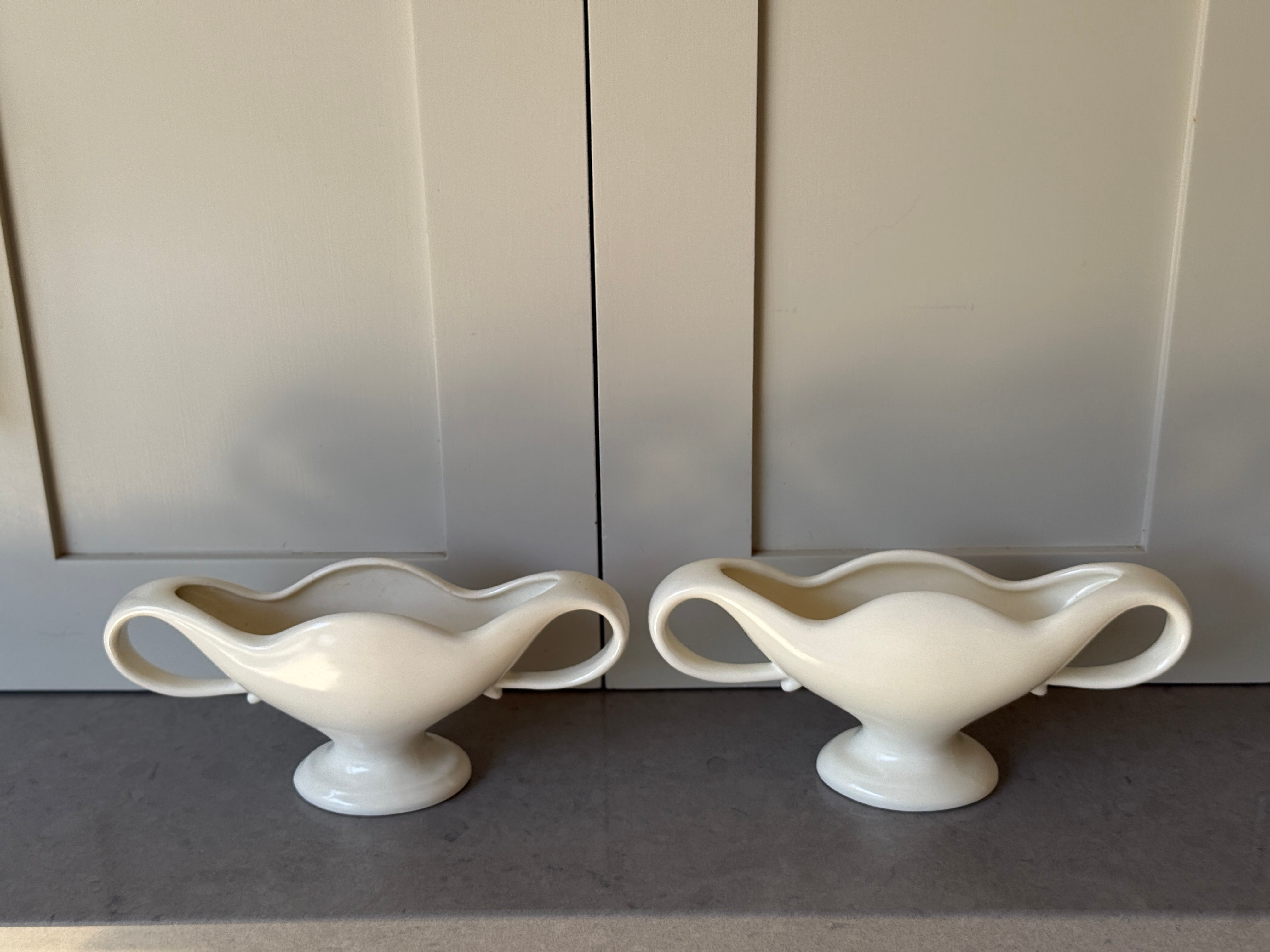 Pair of Small Fulham Pottery by Constance Spry