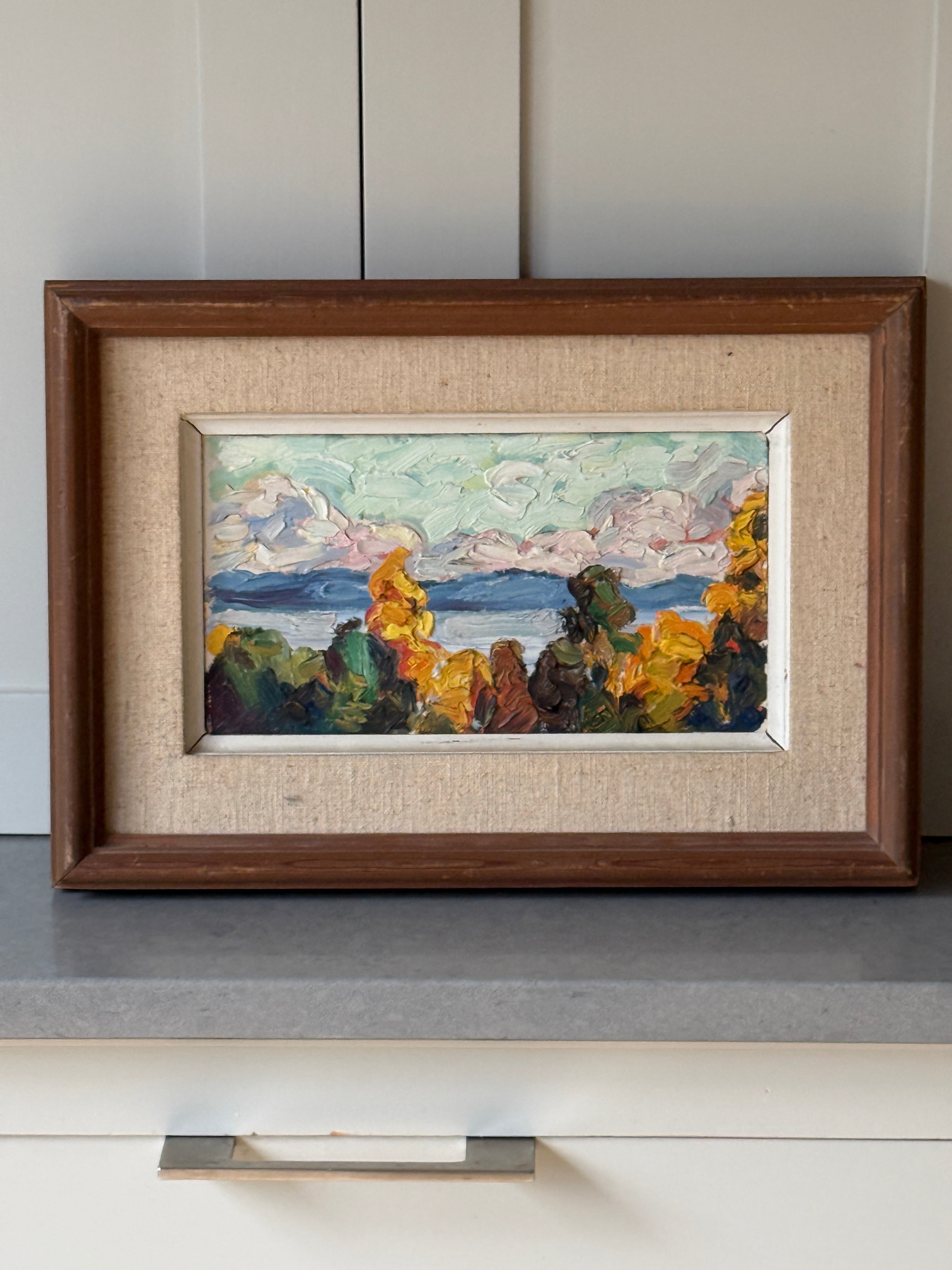 Oil on Canvas by Swedish Artist Erik Osslund