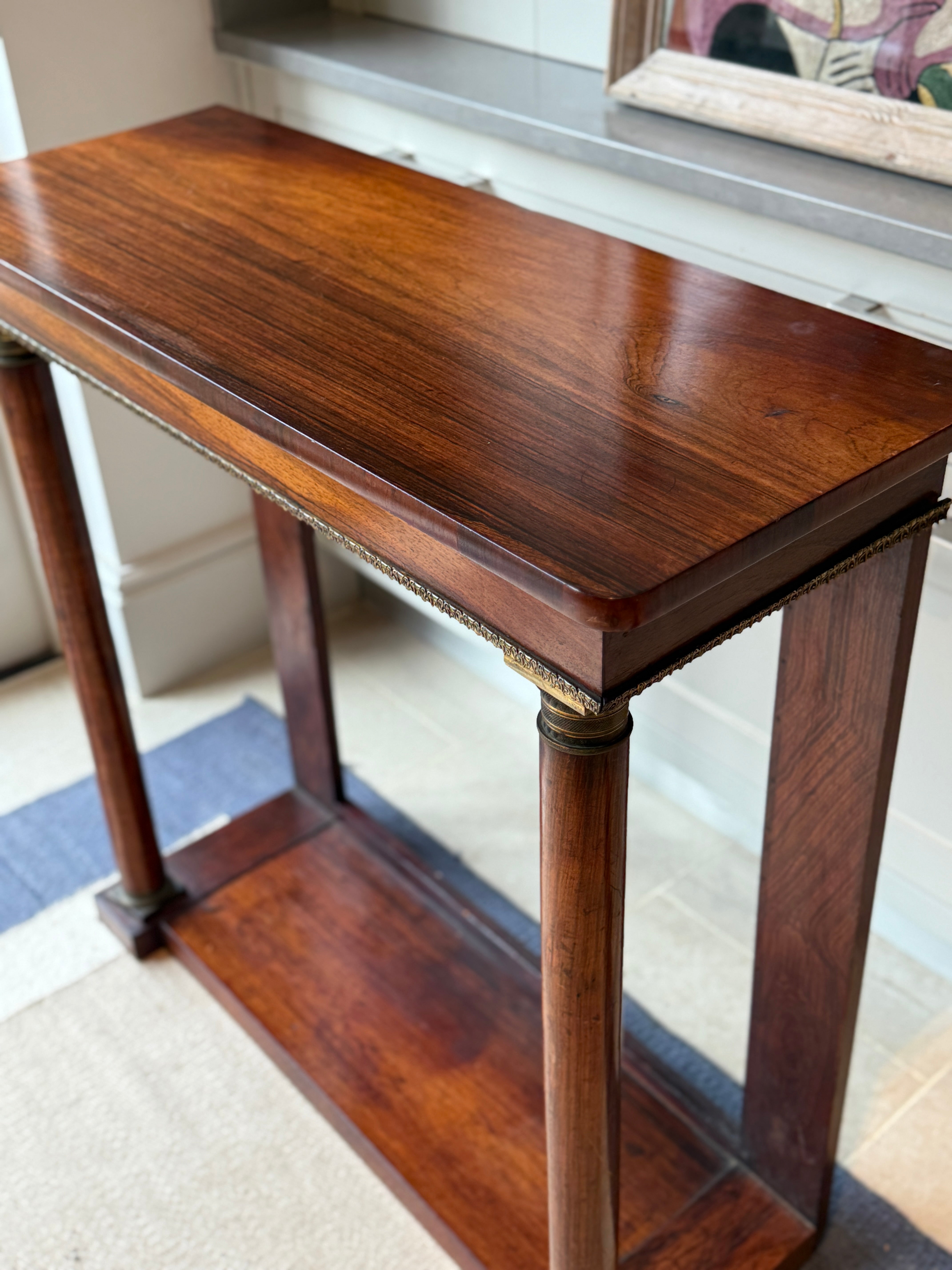 Regency Mahogany Console