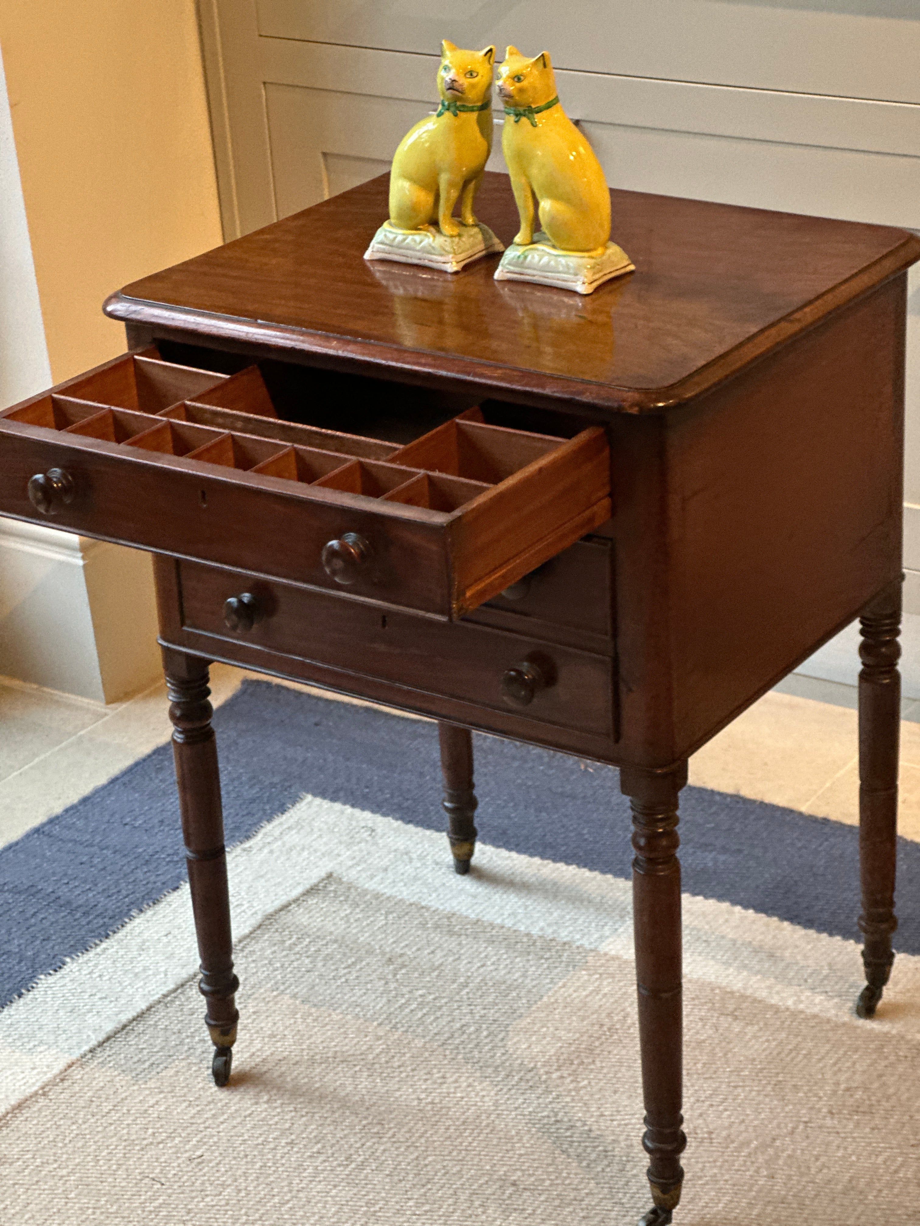 Charming Mahogany Work Table